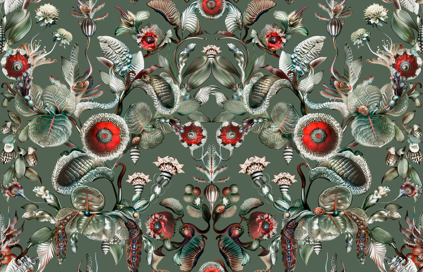 Arte Moooi Green House Coccinella Bella MO5001 Behang