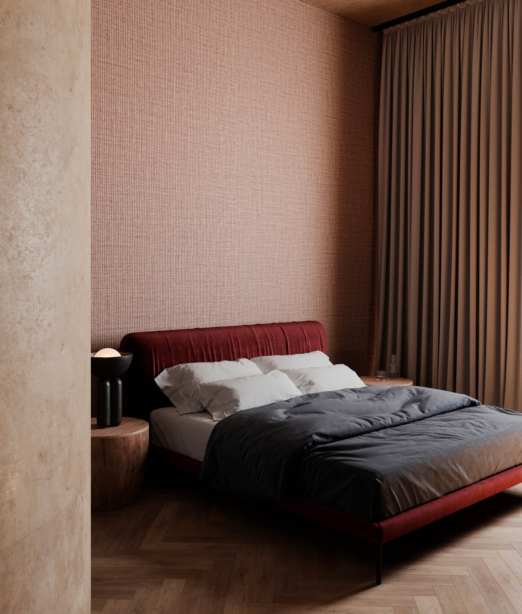 Arte Textura Ignis Lana 63510A Behang