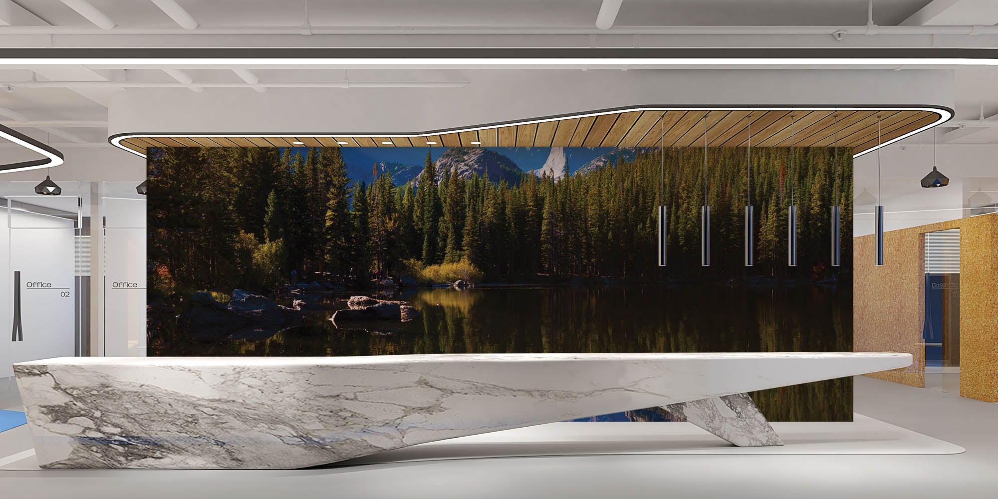 Bear Lake - LW00117 Fotobehang