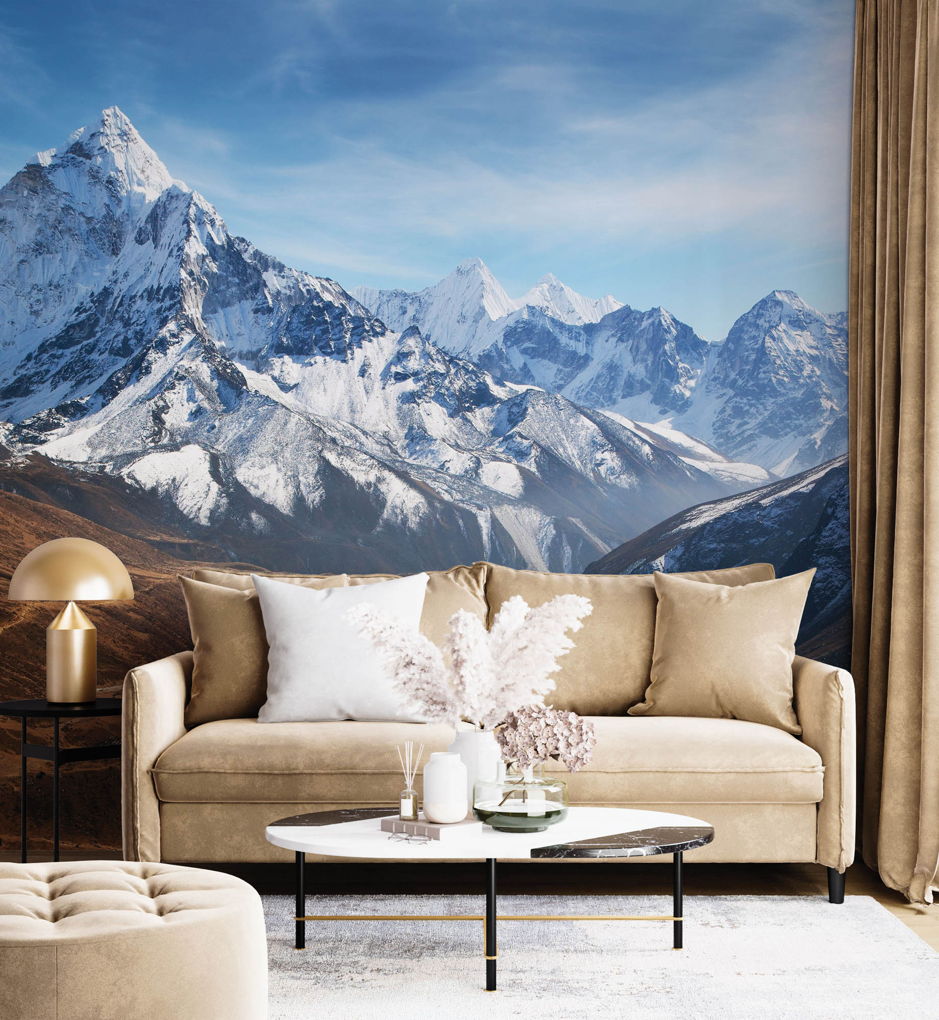 Berg Ama Dablam  - LW00118 Fotobehang