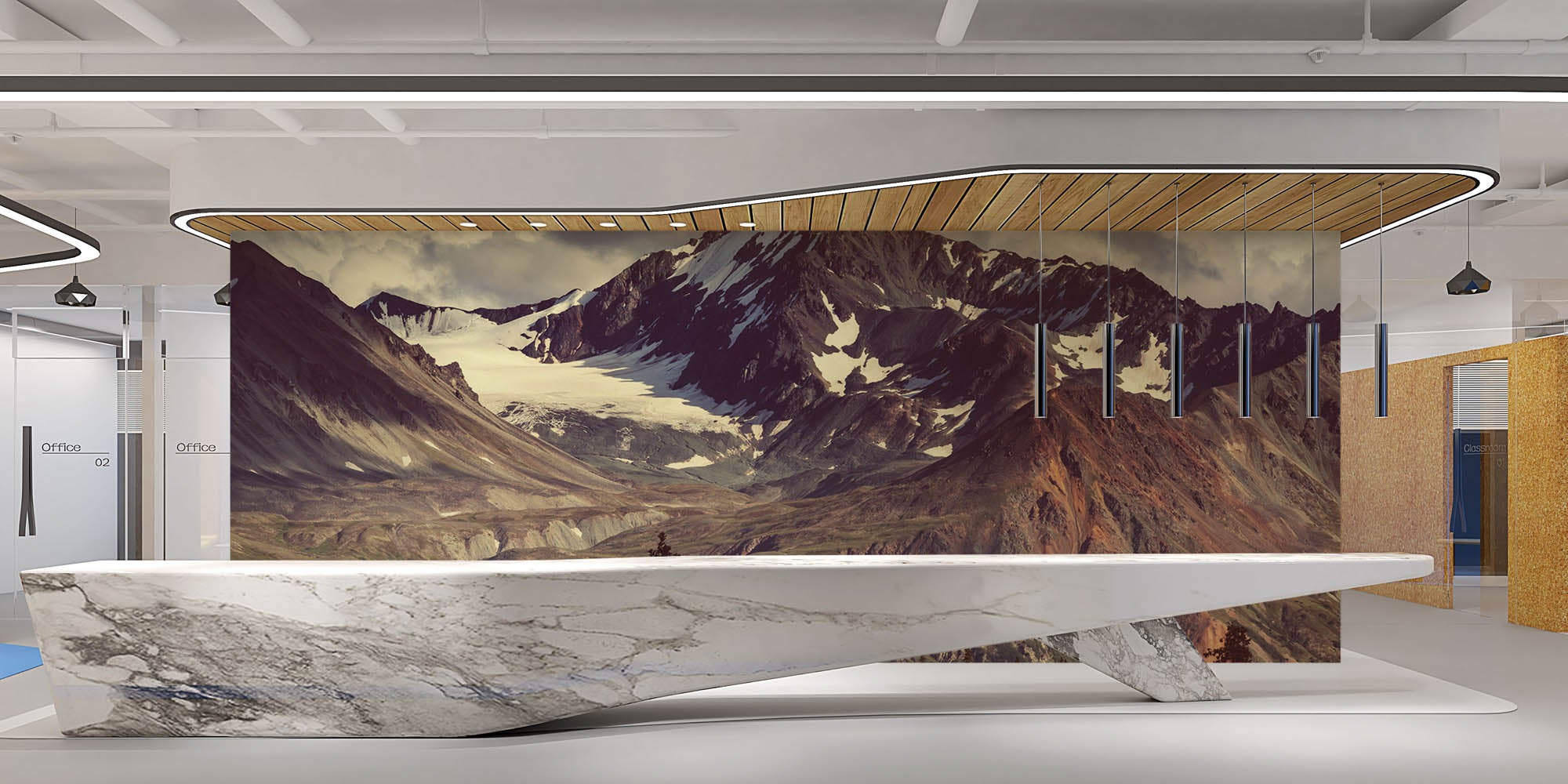 Bergen Alaska - LW00116 Fotobehang