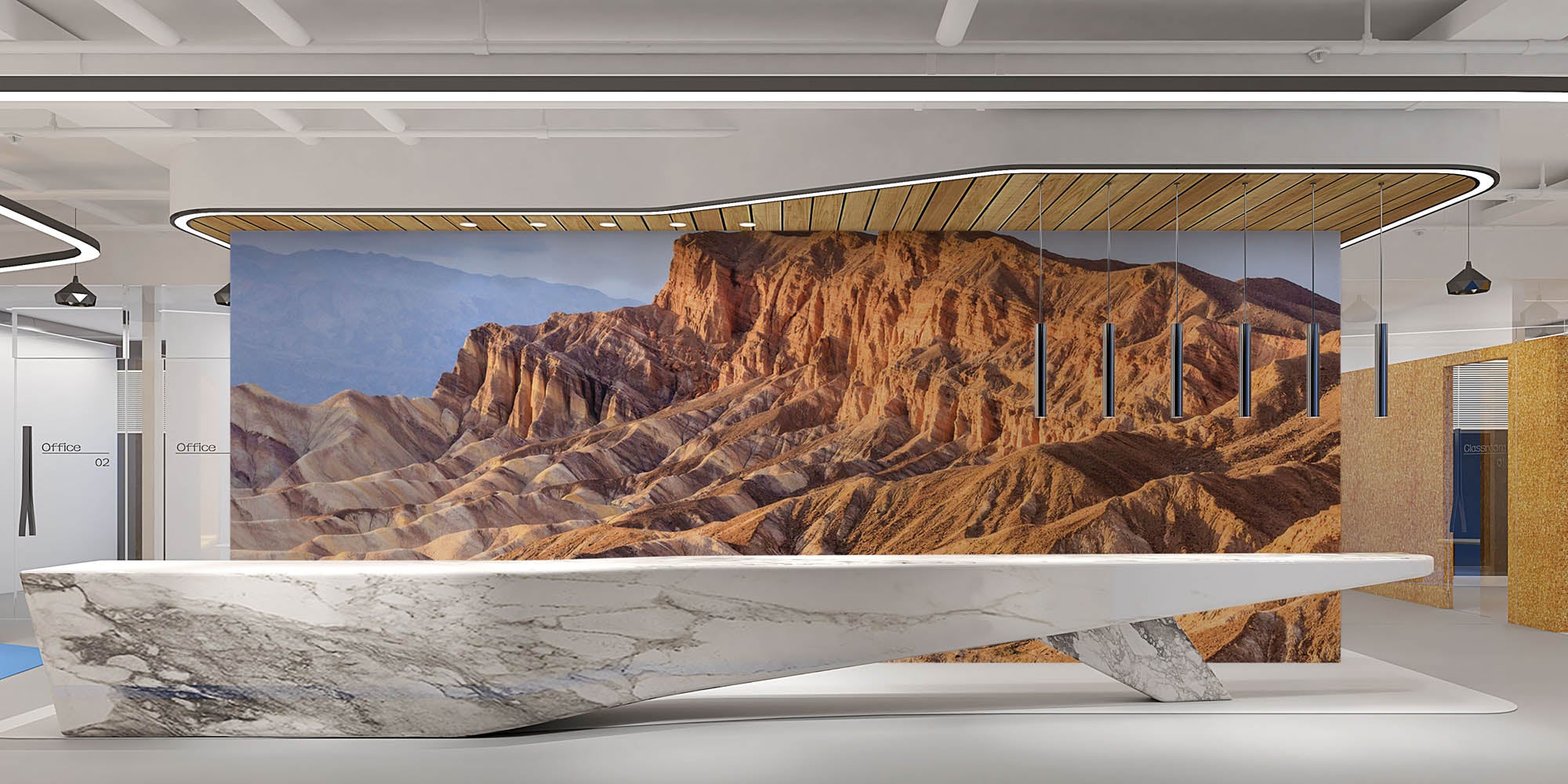 Bergen in Death Valley  - LW00103 Fotobehang