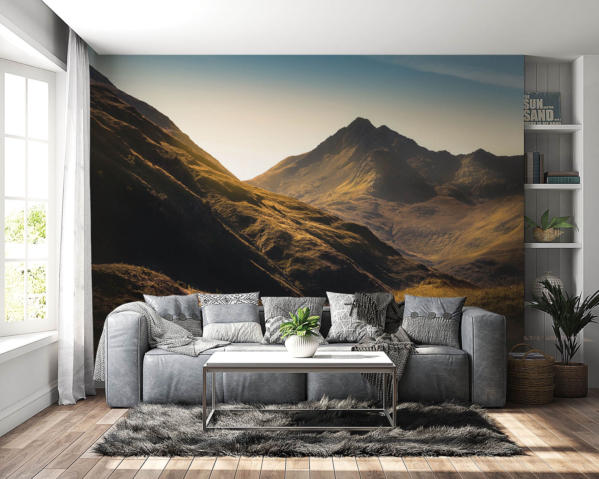 Bergen in Schotland - LW00109 Fotobehang