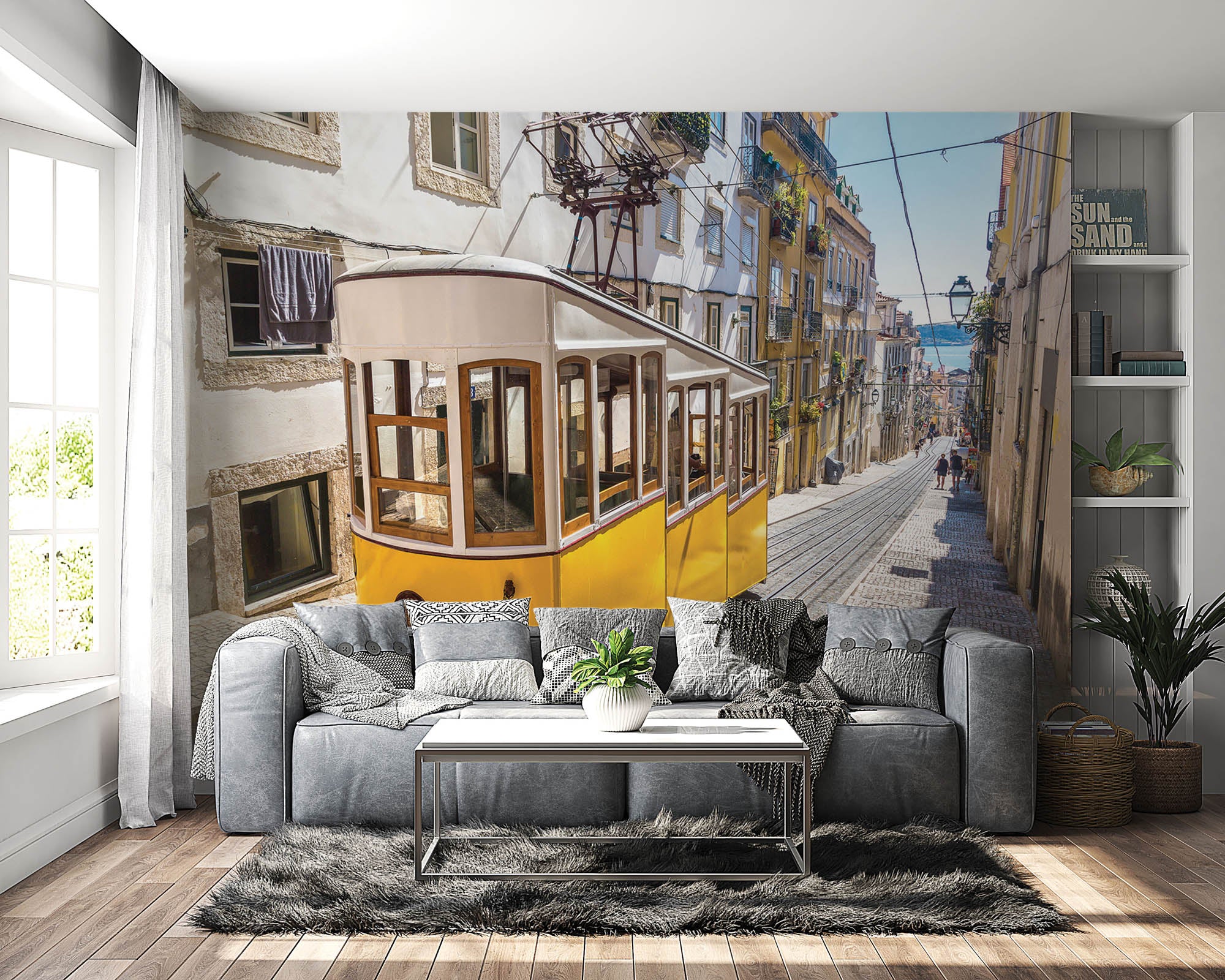 Bergkabelbaan - LW00381 Fotobehang