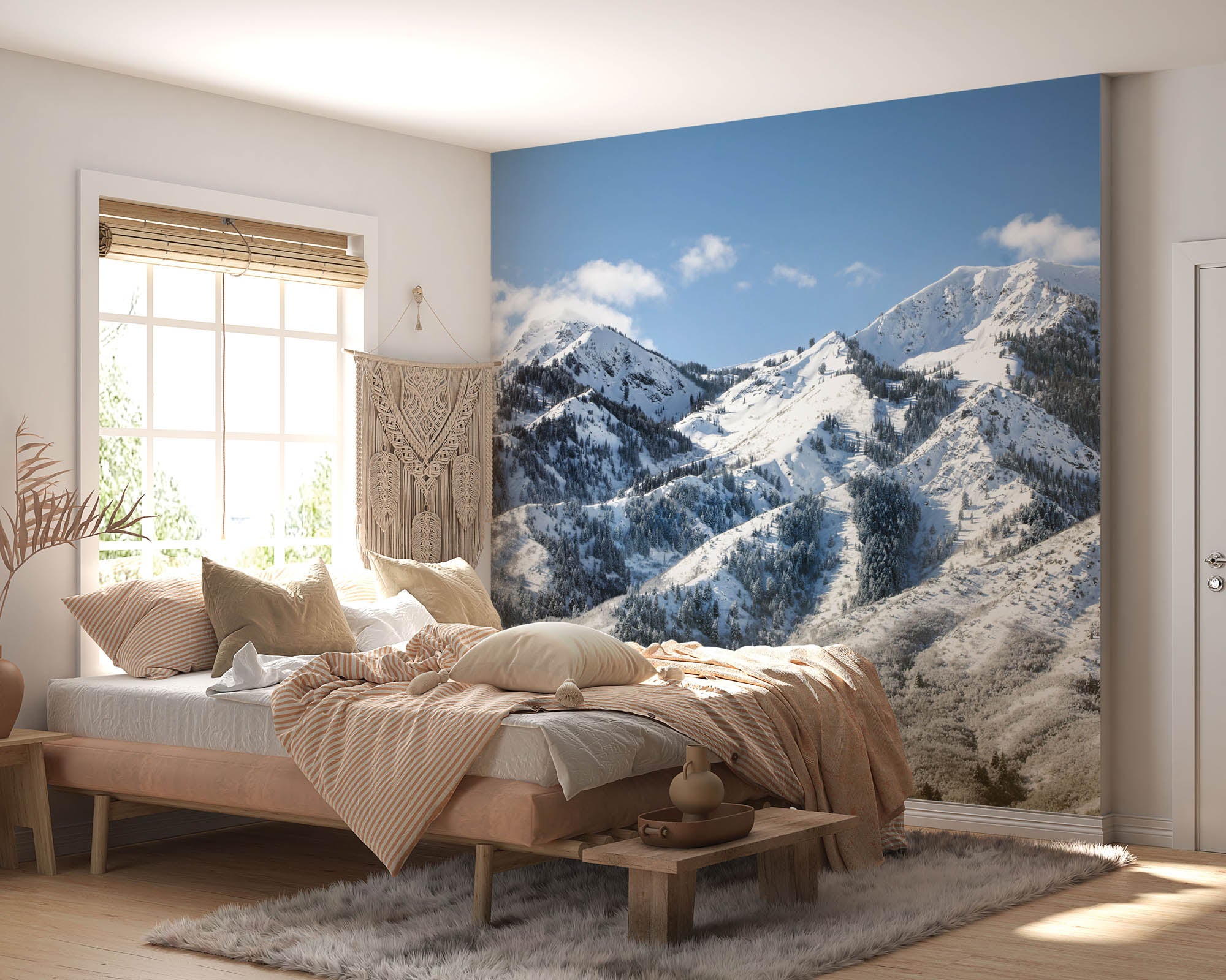 Bergketen Wasatch Range  - LW00131 Fotobehang