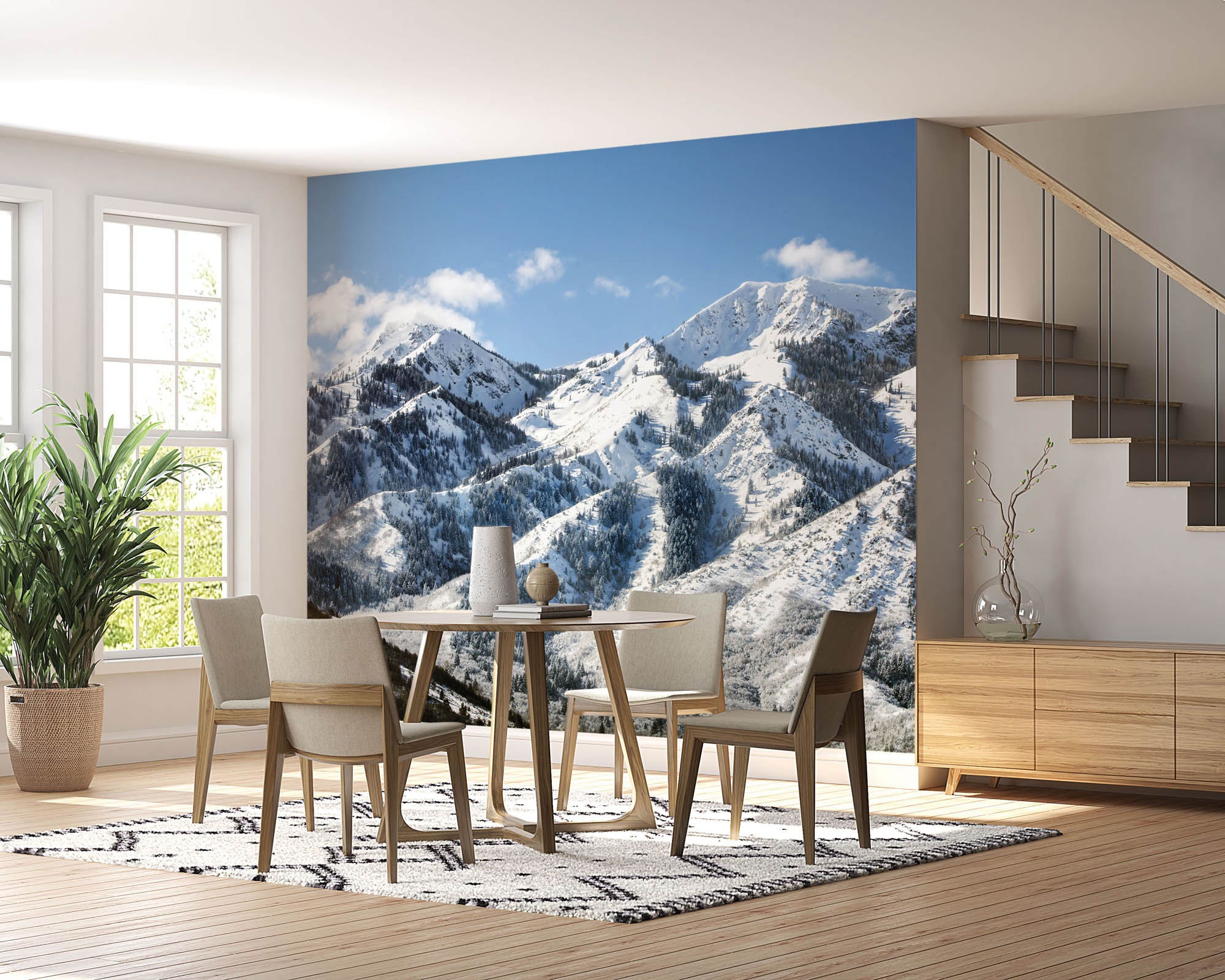 Bergketen Wasatch Range  - LW00131 Fotobehang