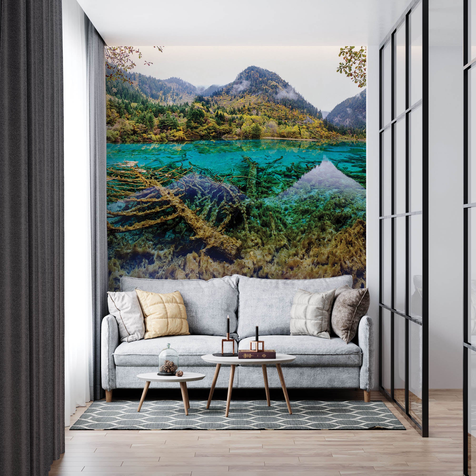 Bergmeer - LW00256 Fotobehang