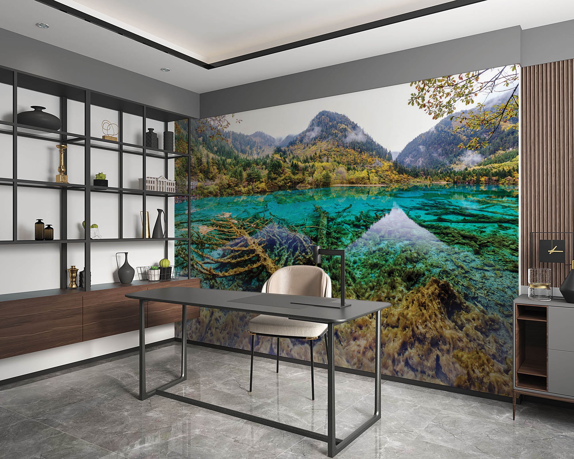 Bergmeer - LW00256 Fotobehang