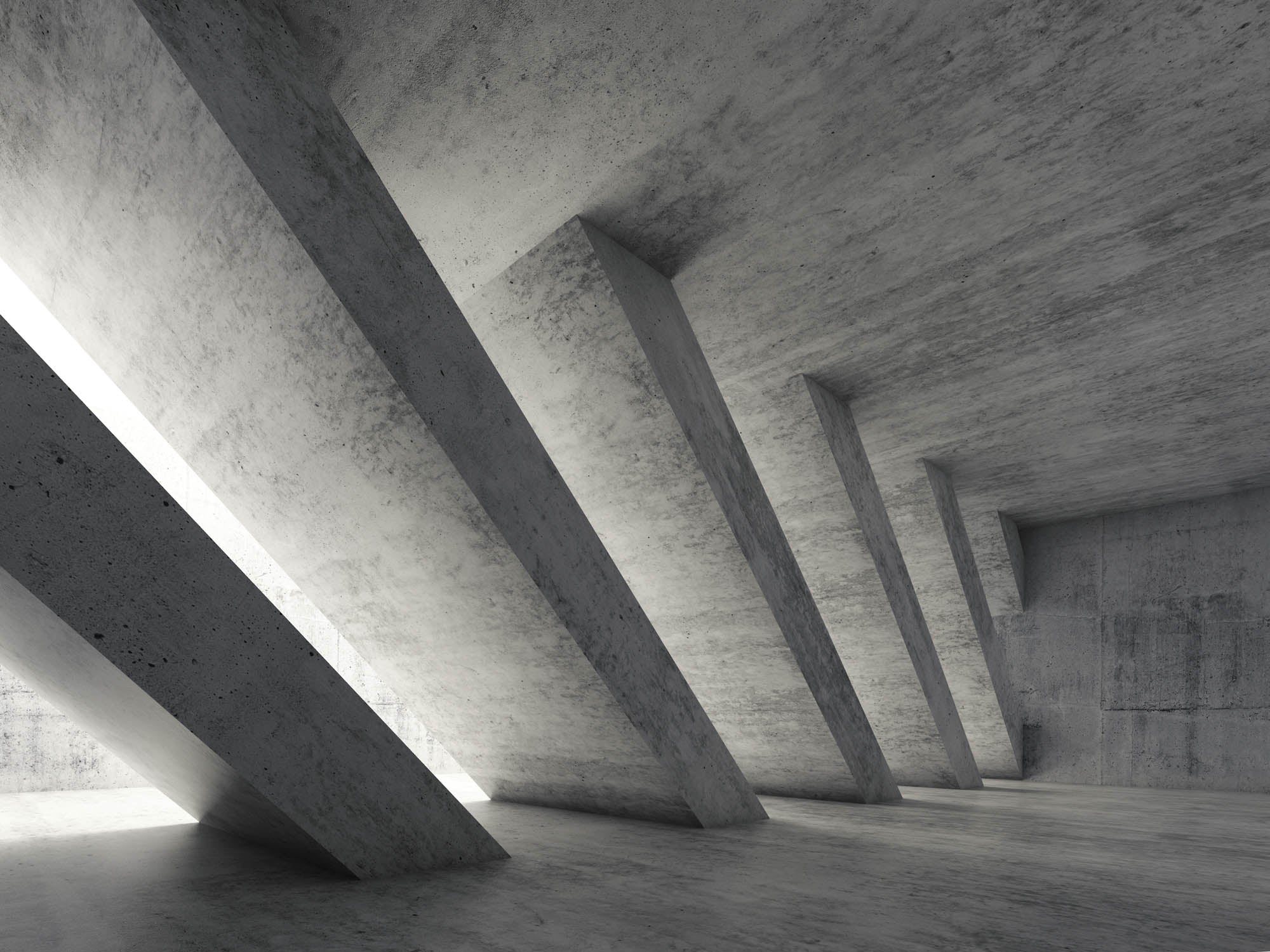 Betonnen pilaren - LW0008 Fotobehang