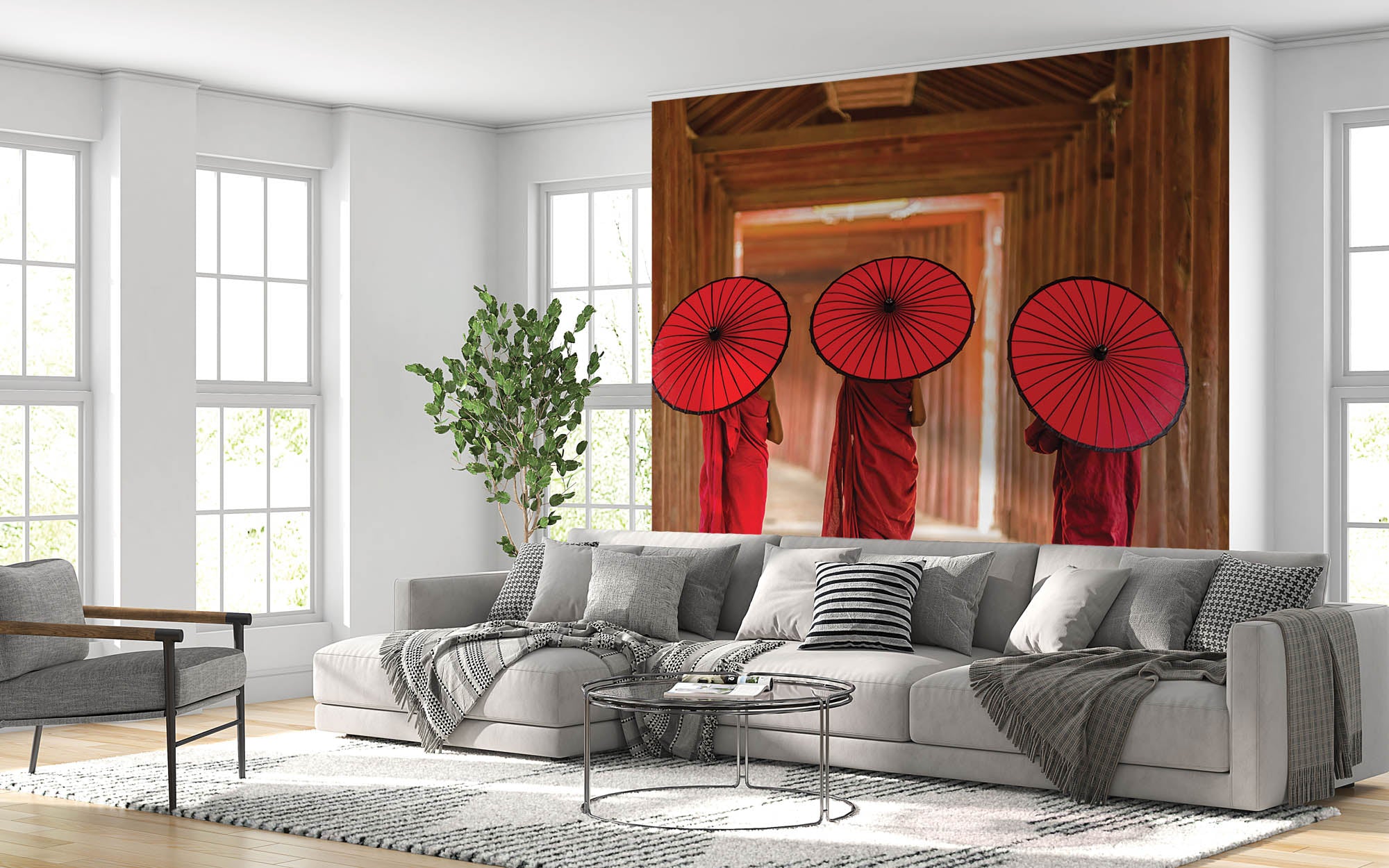 Boeddhisten  - LW00066 Fotobehang