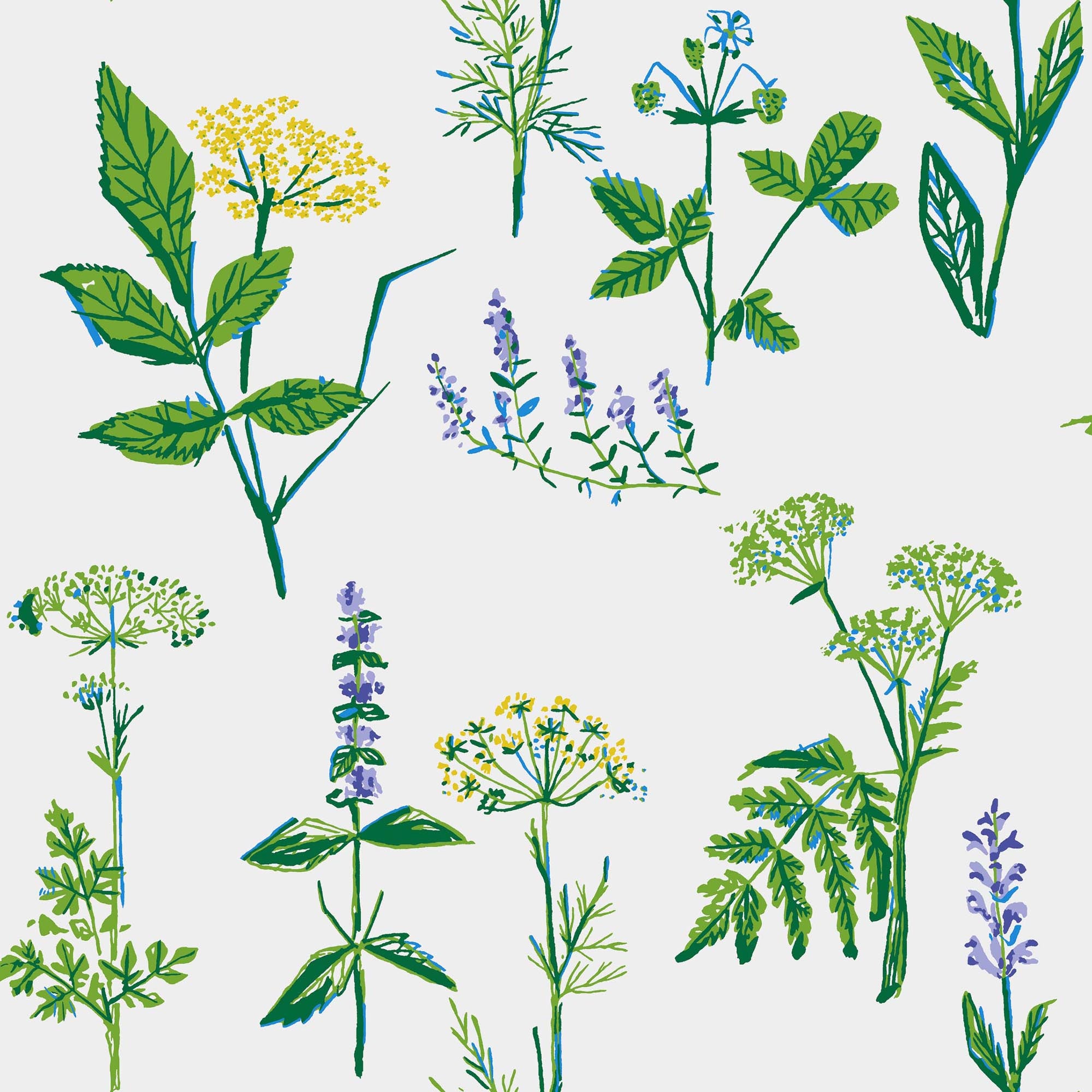 Boråstapeter Scandinavian Designers II Köksväxter 1789