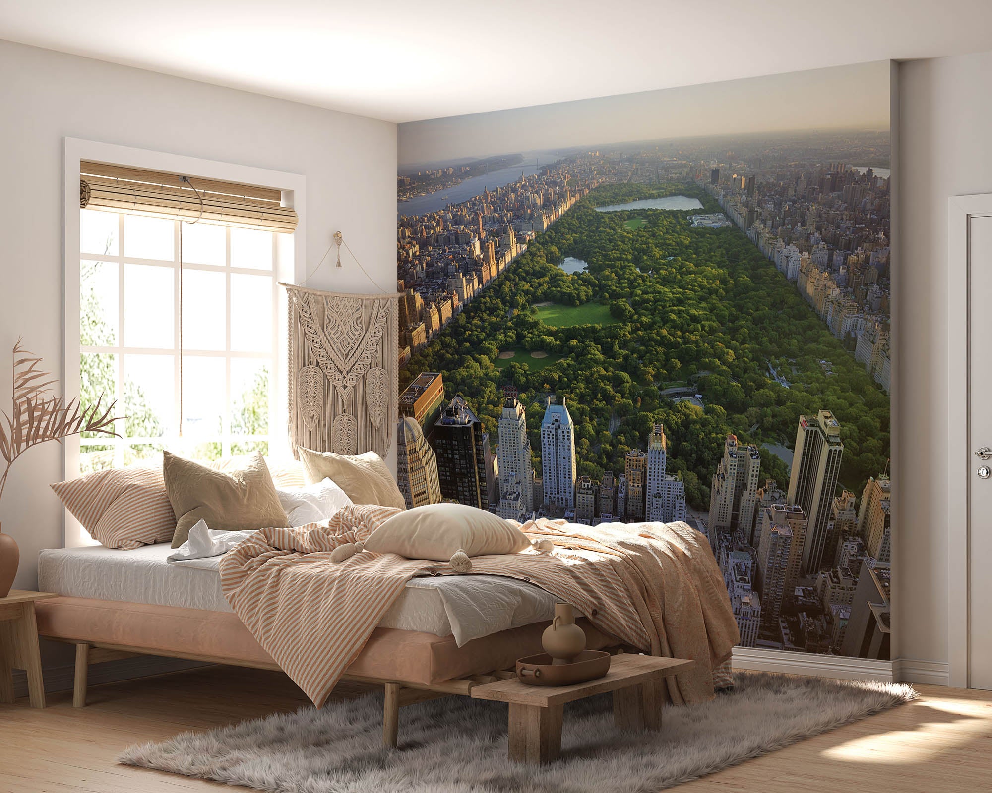 Bovenaanzicht Central Park - LW00309 Fotobehang