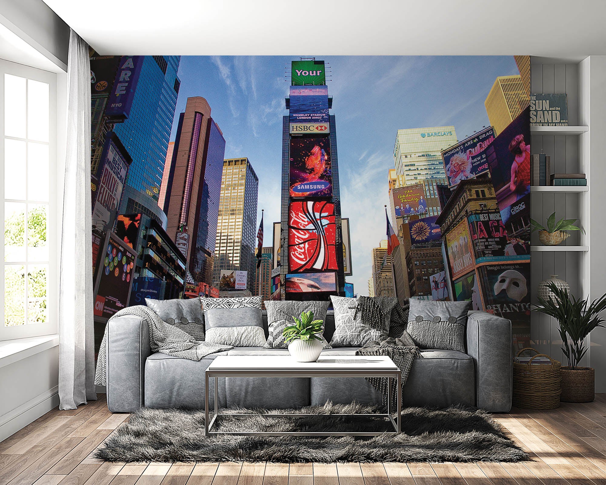 Broadway en reclame uitingen - LW00300 Fotobehang