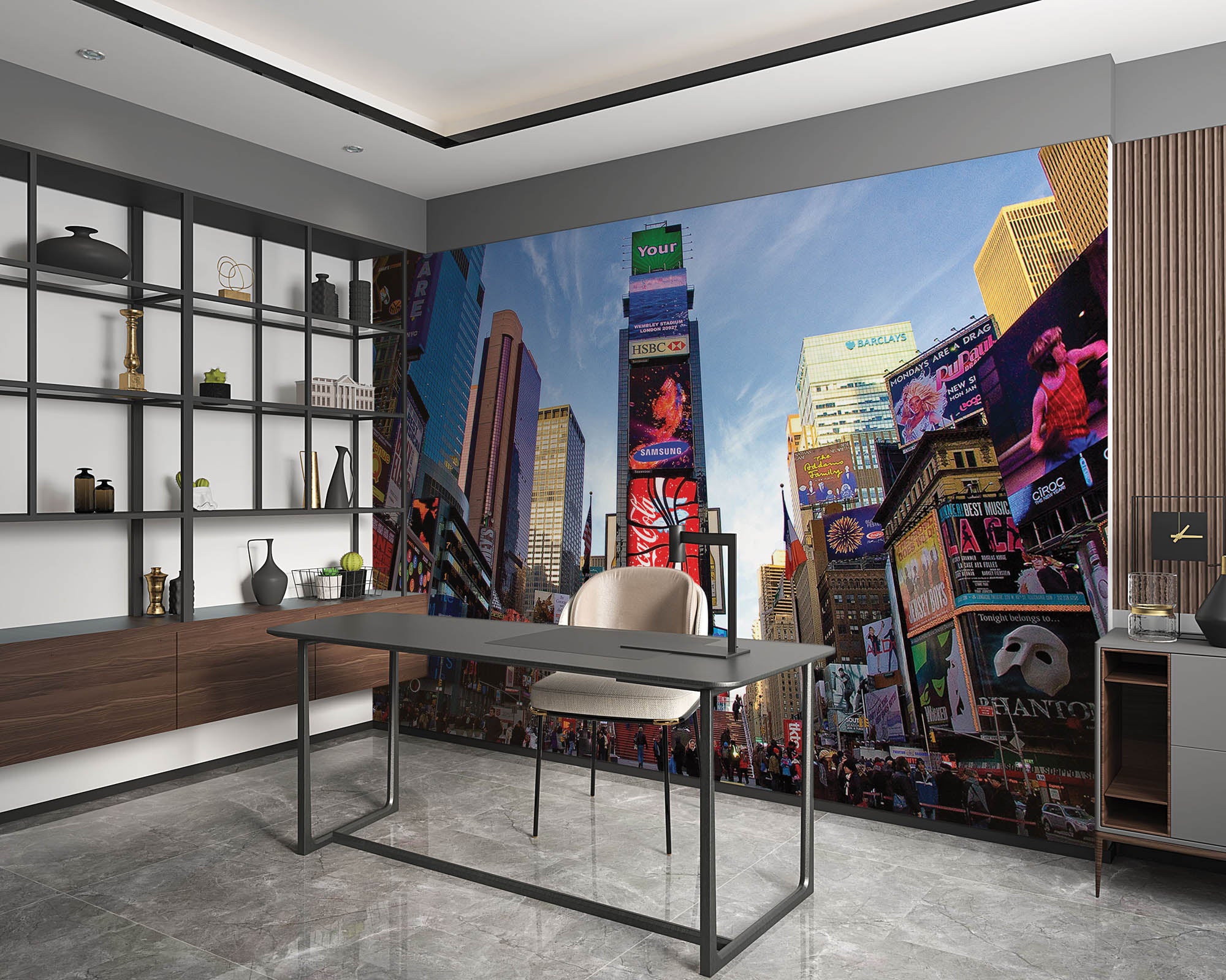 Broadway en reclame uitingen - LW00300 Fotobehang