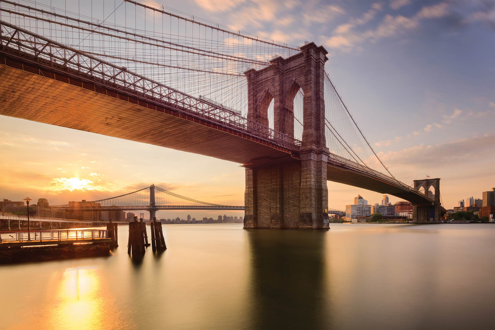 Brooklyn brug New York  - LW00326 Fotobehang