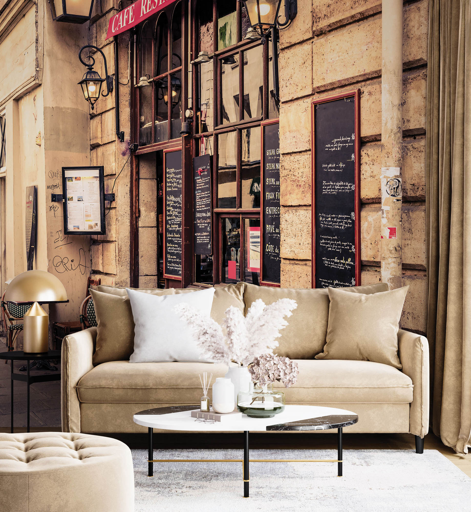 Café Parijs - LW00382 Fotobehang