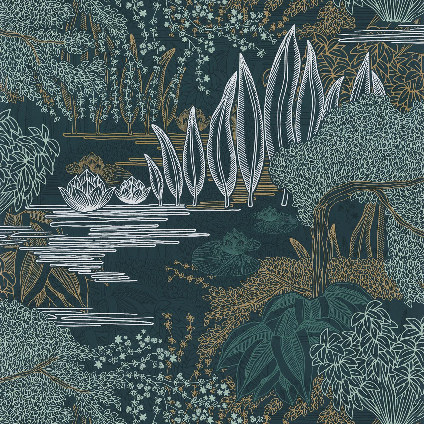 Casamance Square Jasmin Jasmin - 75680304 Behang