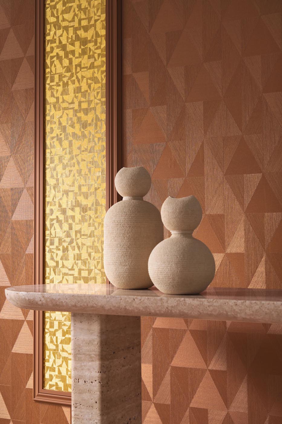 Casamance Textures Métalliques Parangon - 75771018 Behang