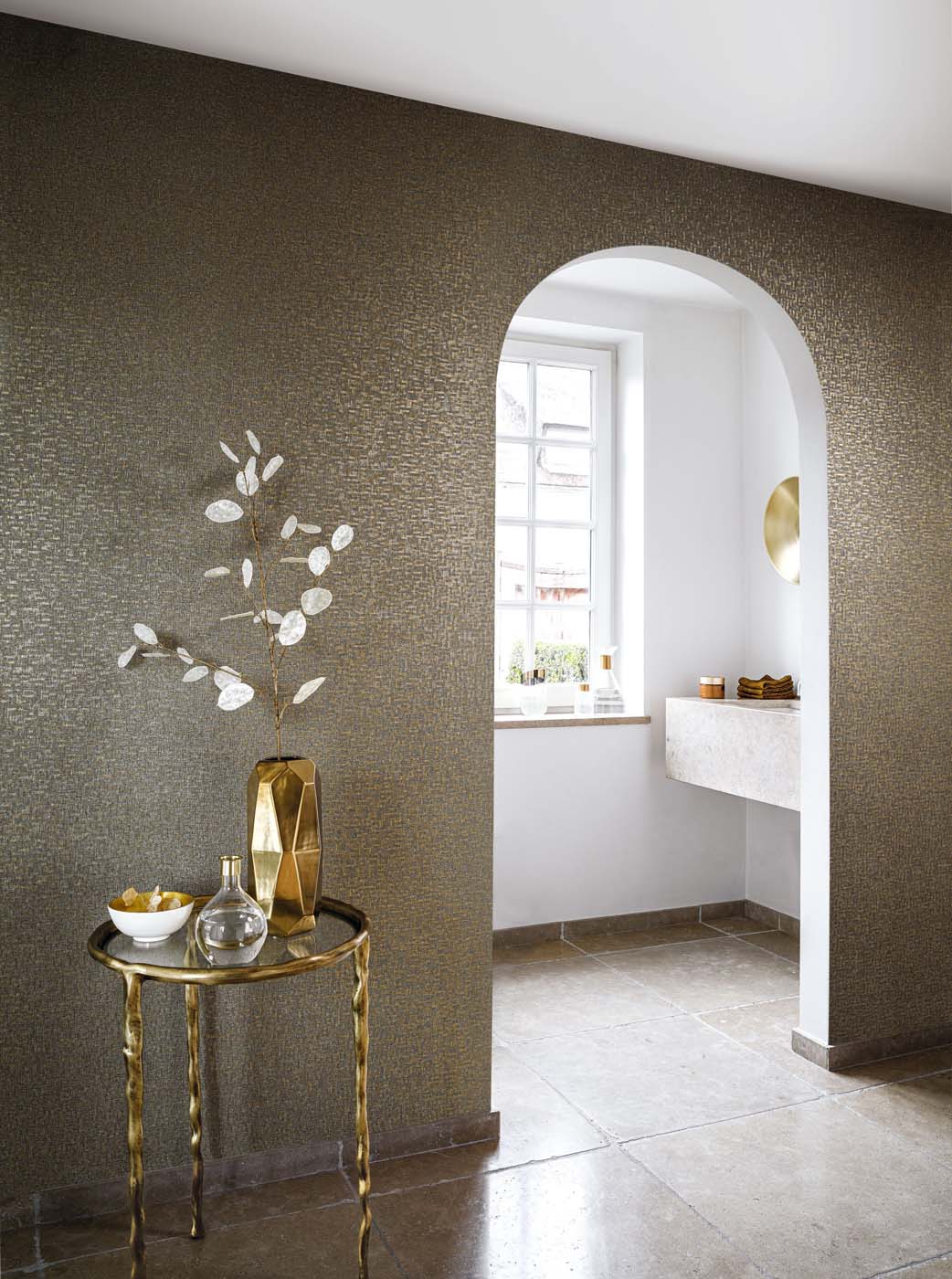 Casamance Textures Métalliques Tessela - B75042864 Behang