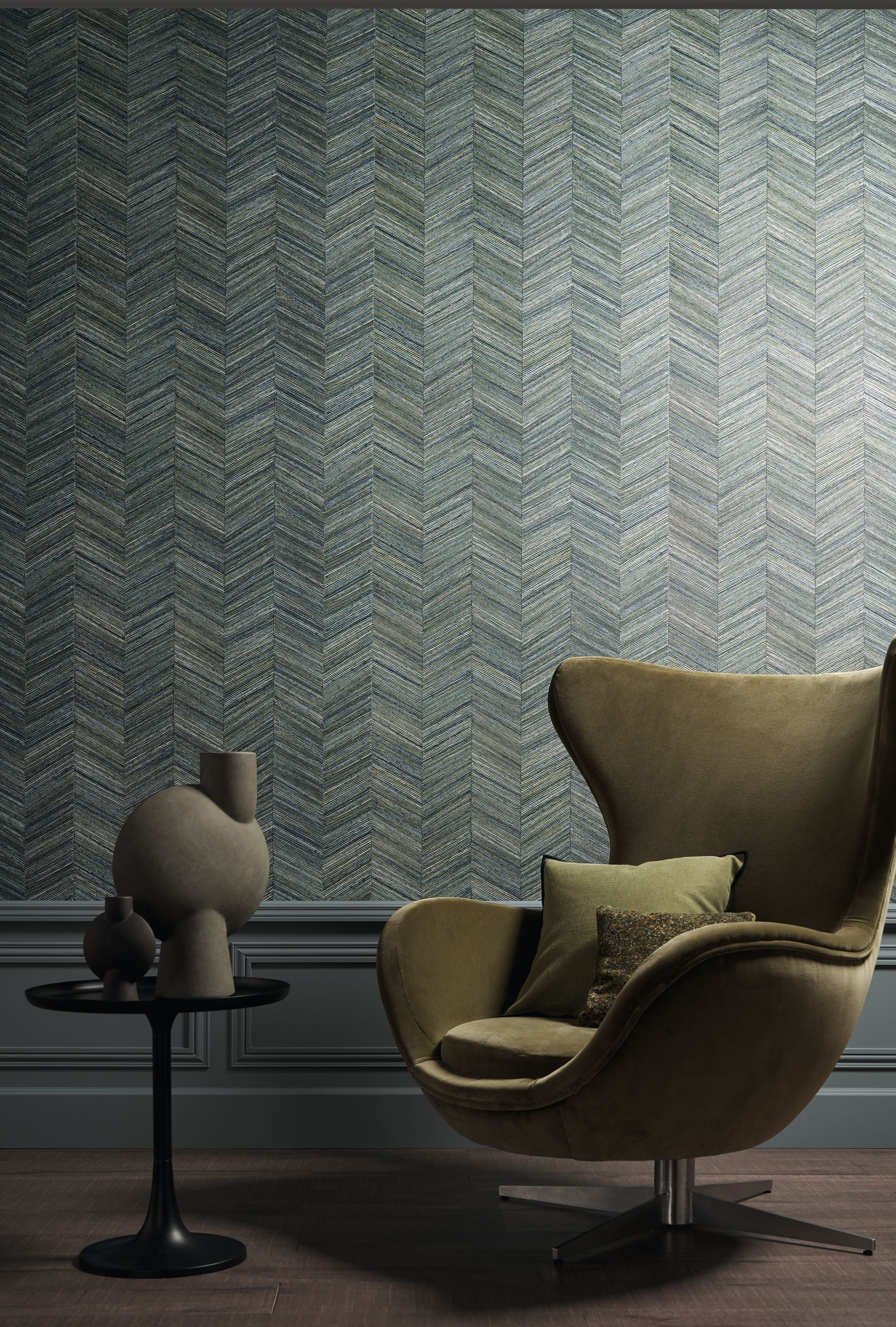 Casamance Textures Vegetales Ocotea - 75371426 Behang