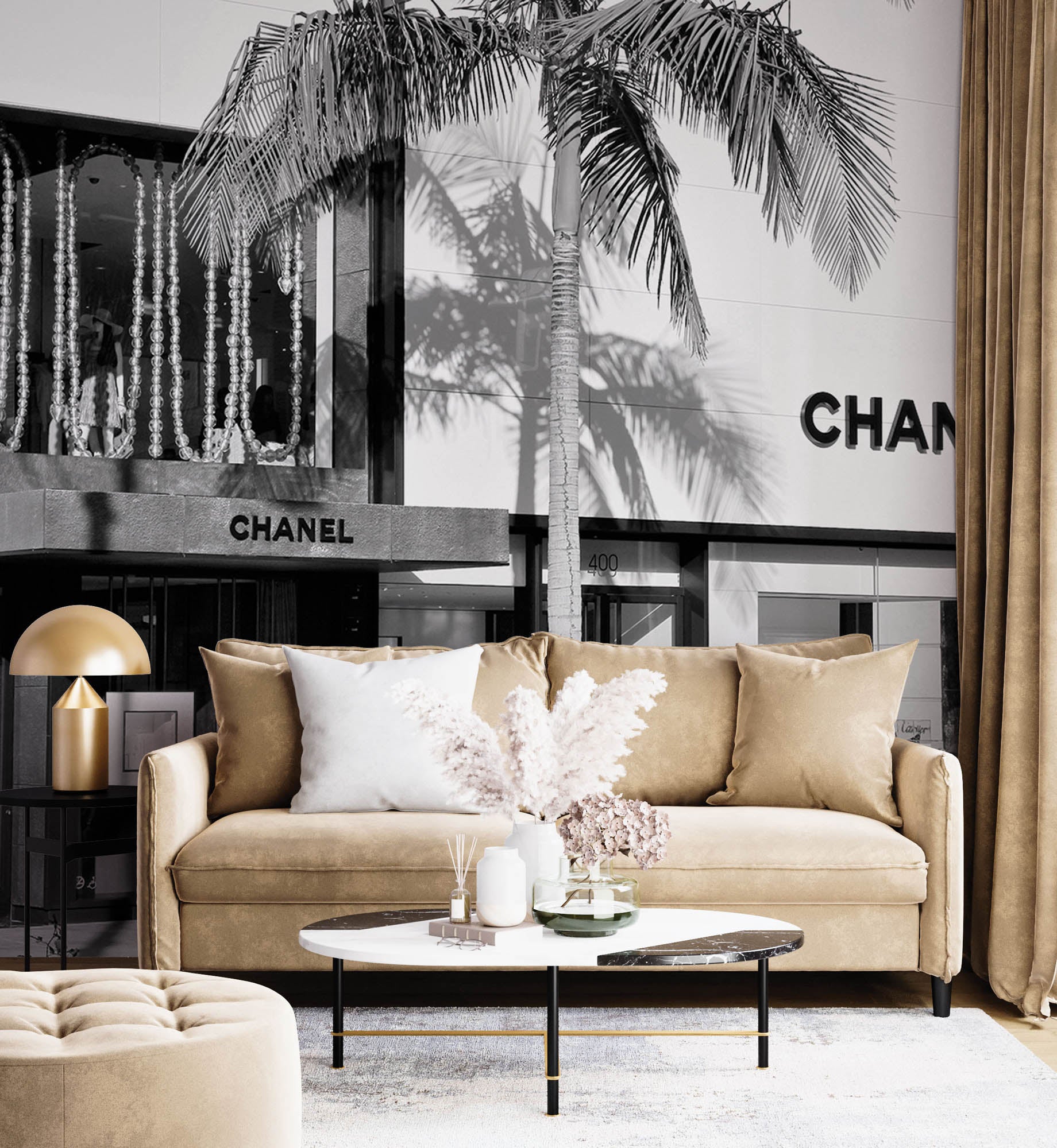 Chanel store - LW00432 Fotobehang