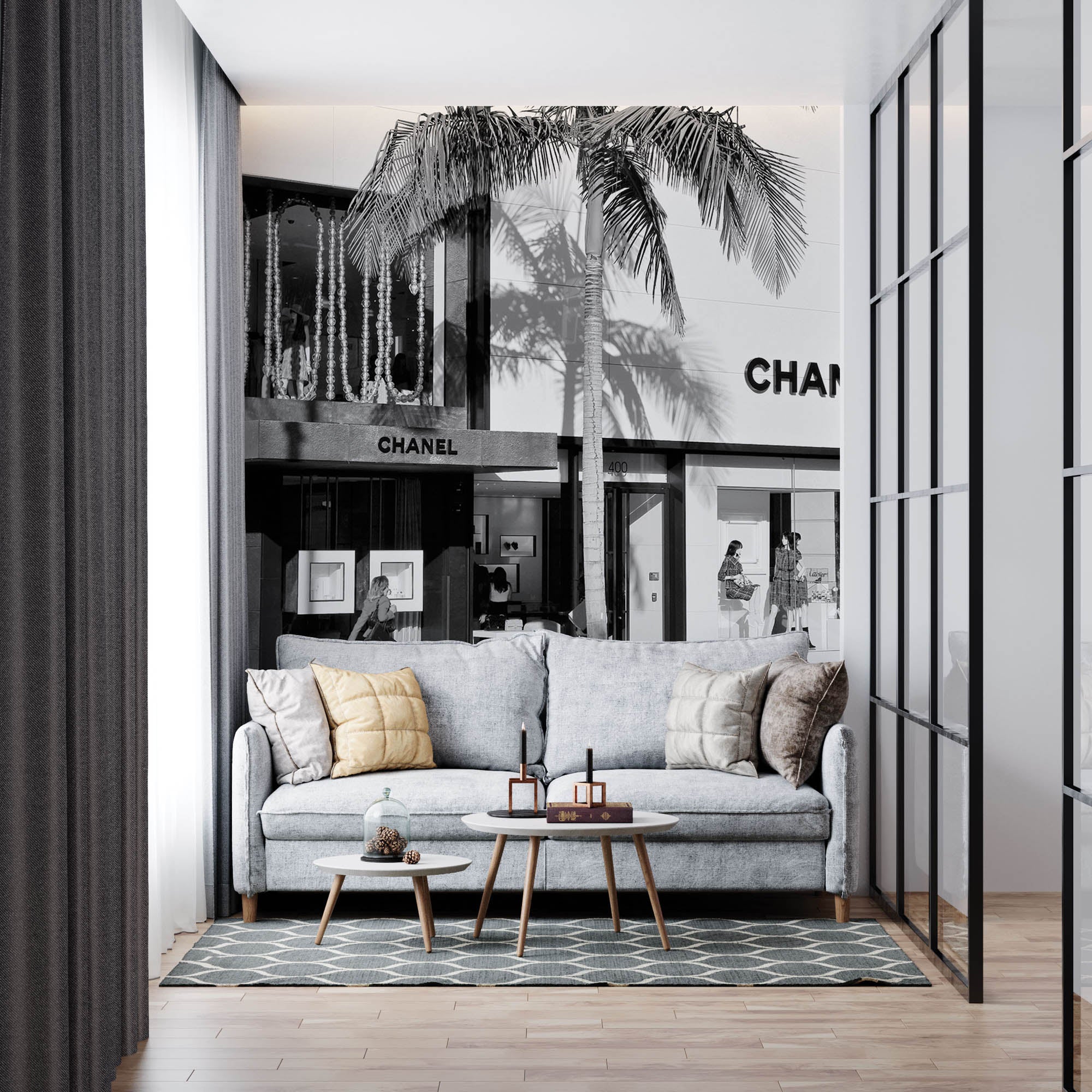 Chanel store - LW00432 Fotobehang