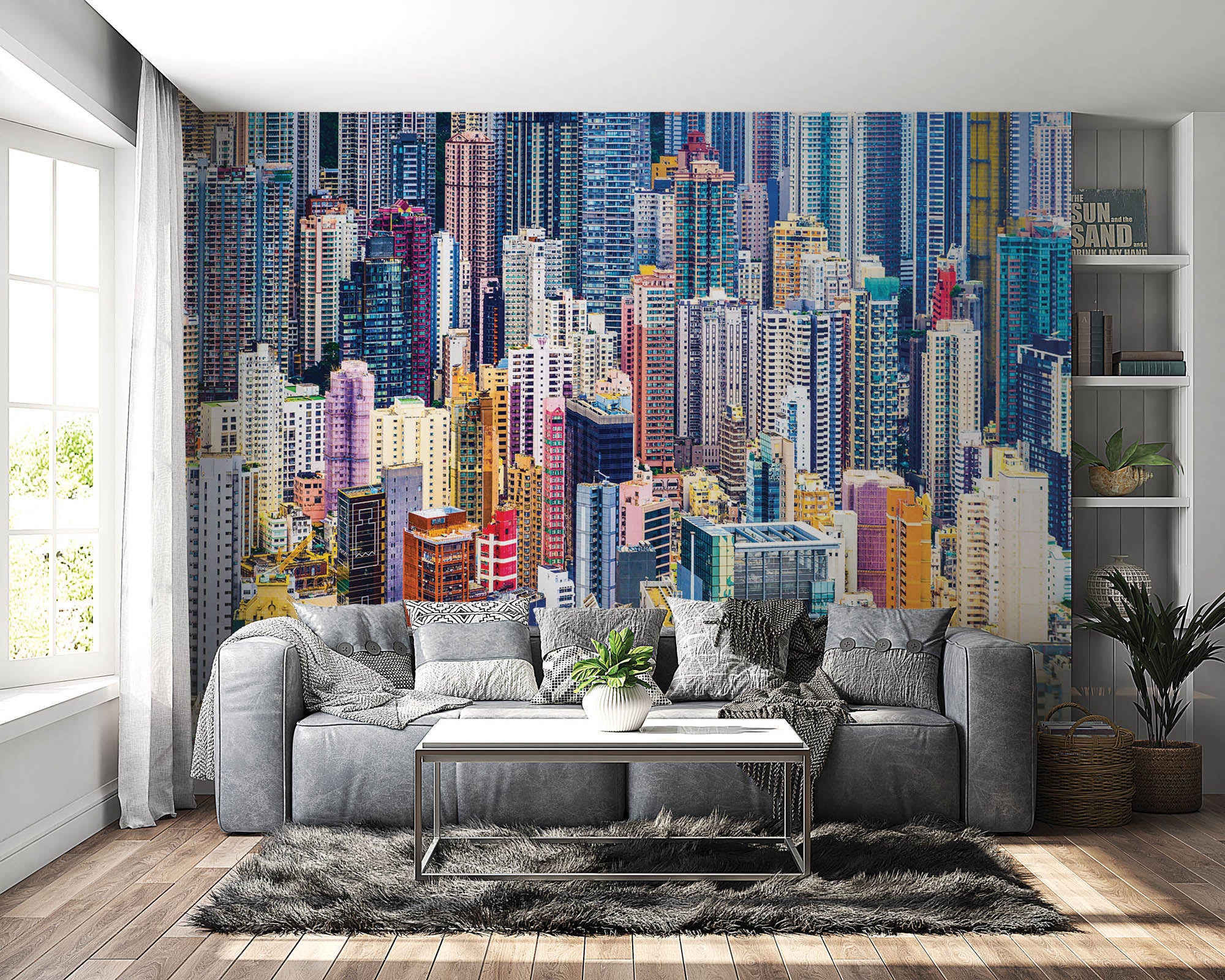 China kantoorgebouw - LW00019 Fotobehang