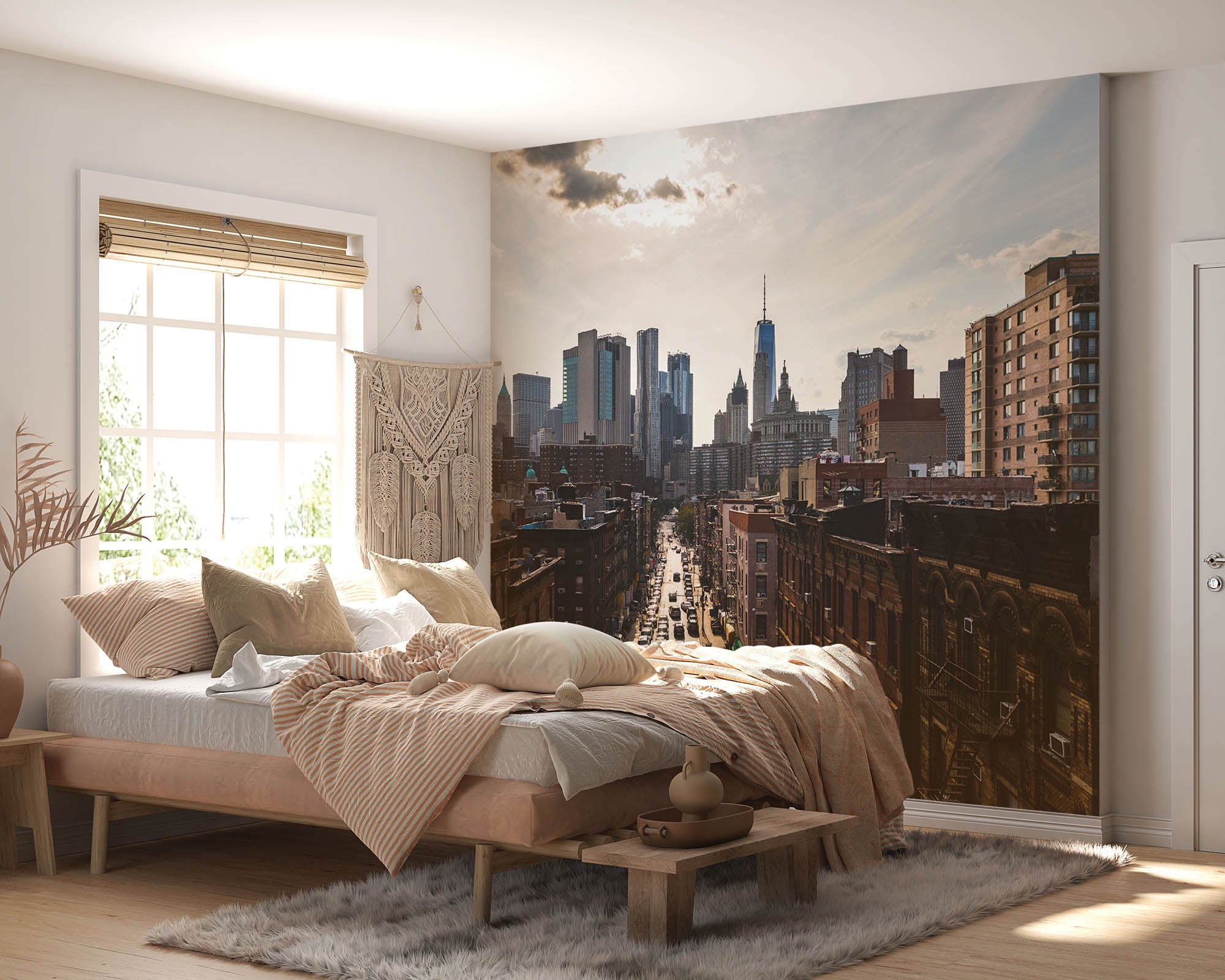 Chinatown en downtown Manhattan- LW00338 Fotobehang