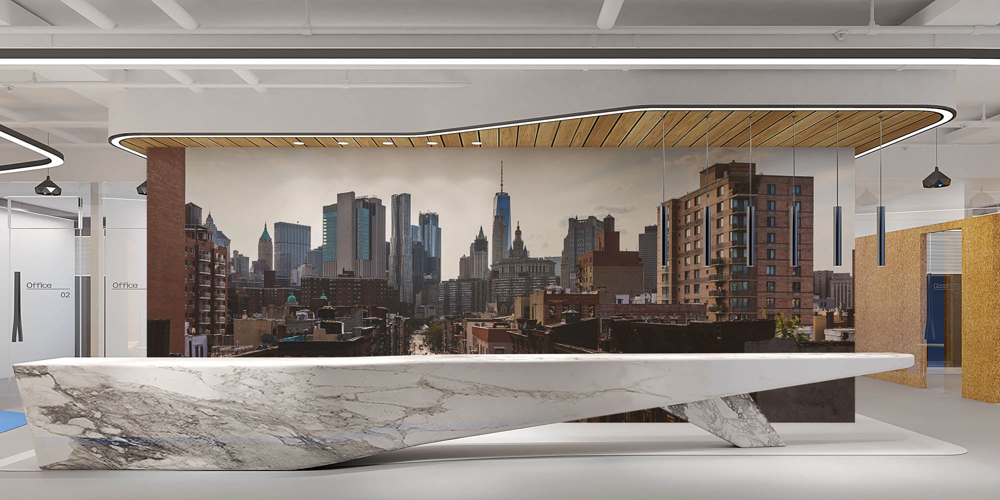 Chinatown en downtown Manhattan- LW00338 Fotobehang