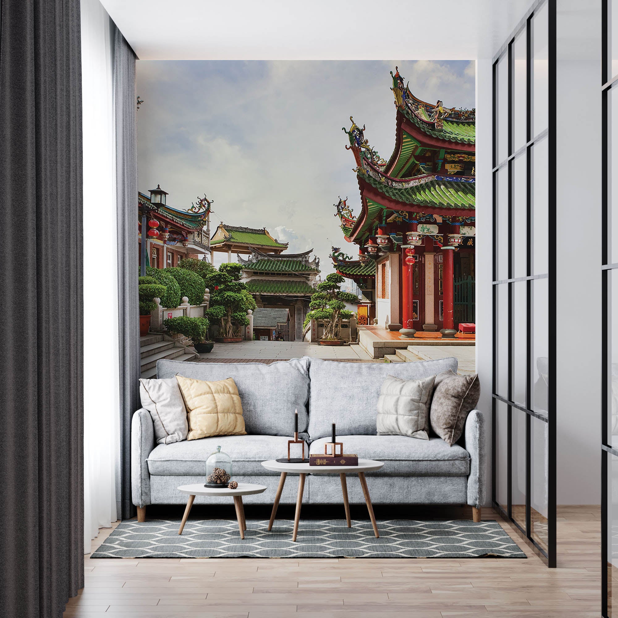 Chinese Tempel - LW00077 Fotobehang