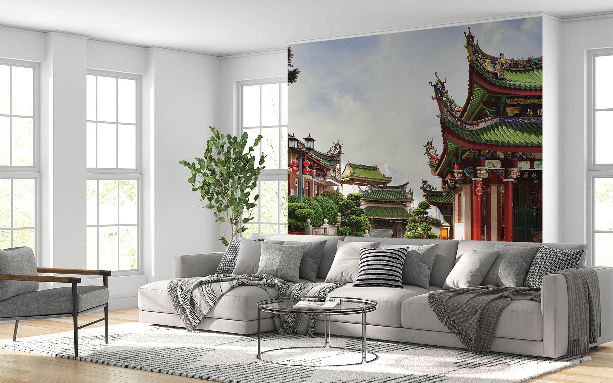 Chinese Tempel - LW00077 Fotobehang