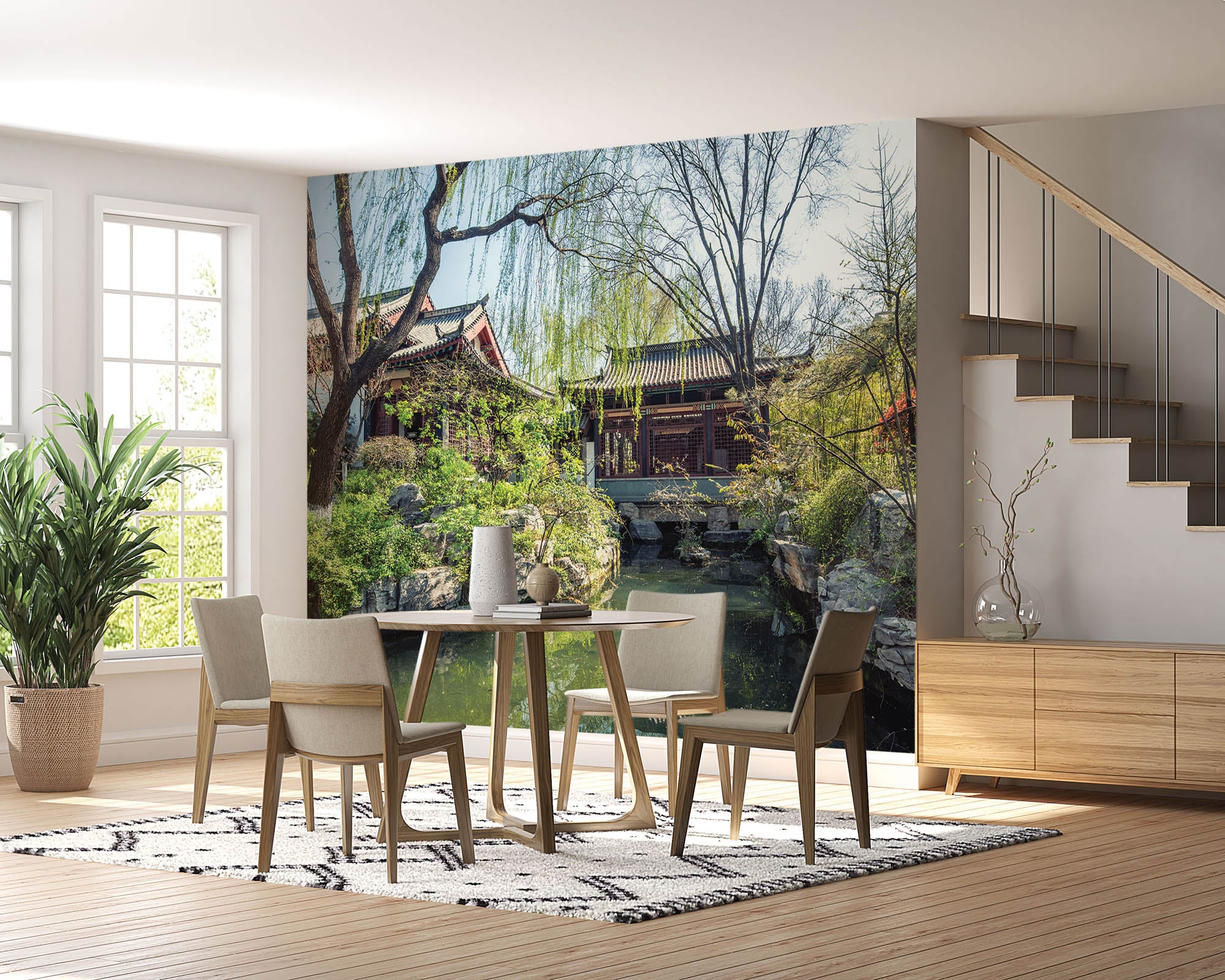 Chinese tuin- LW00067 Fotobehang