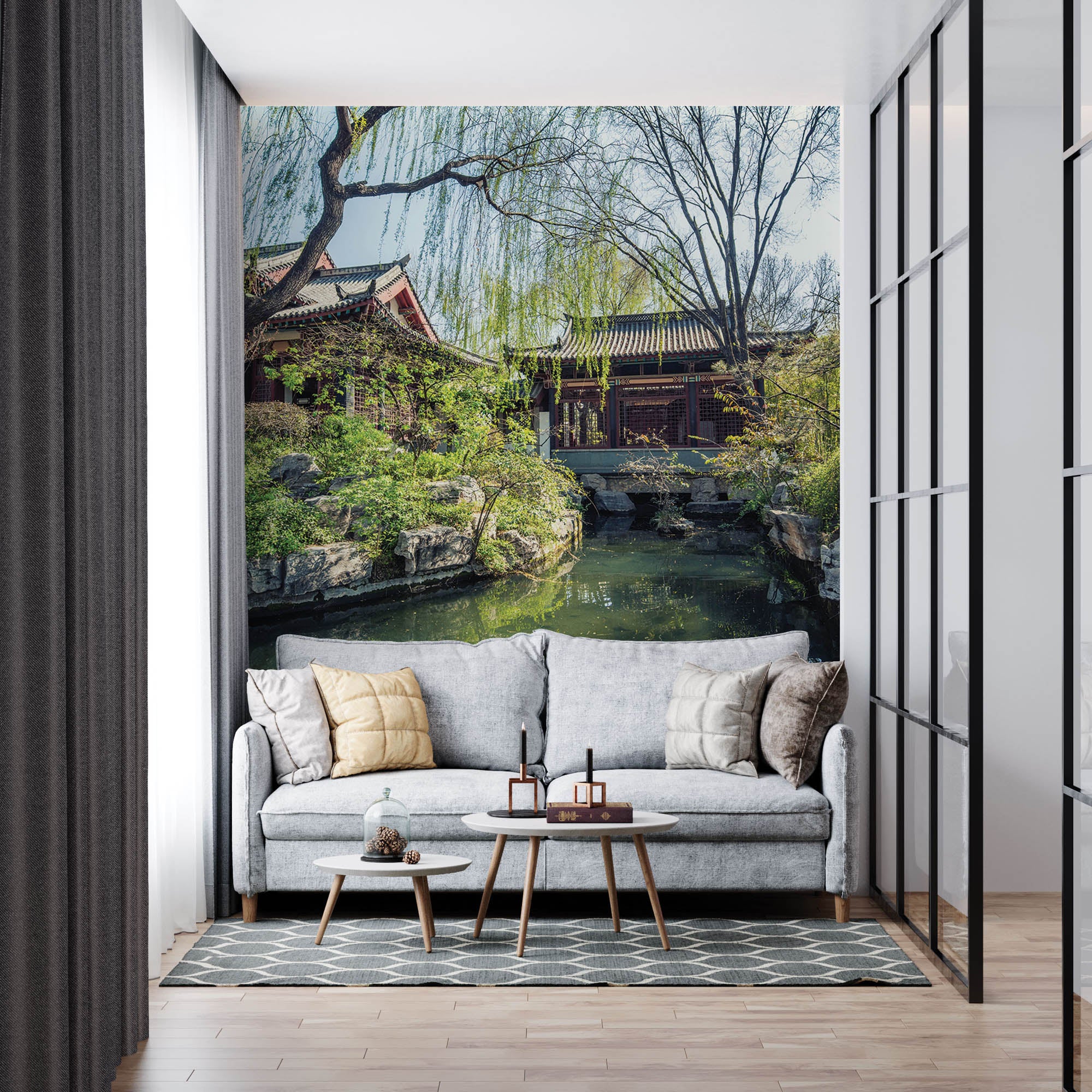 Chinese tuin- LW00067 Fotobehang