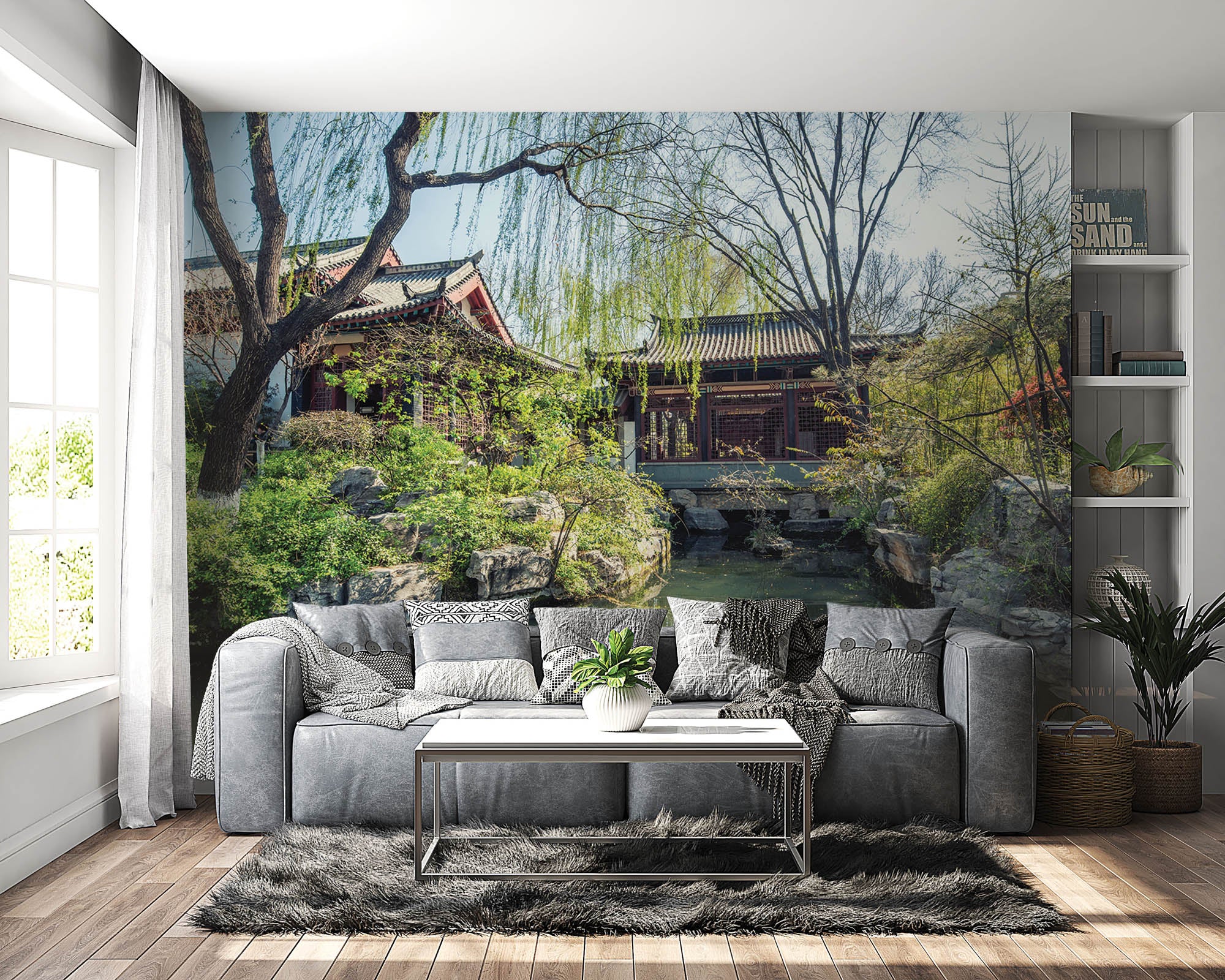 Chinese tuin- LW00067 Fotobehang