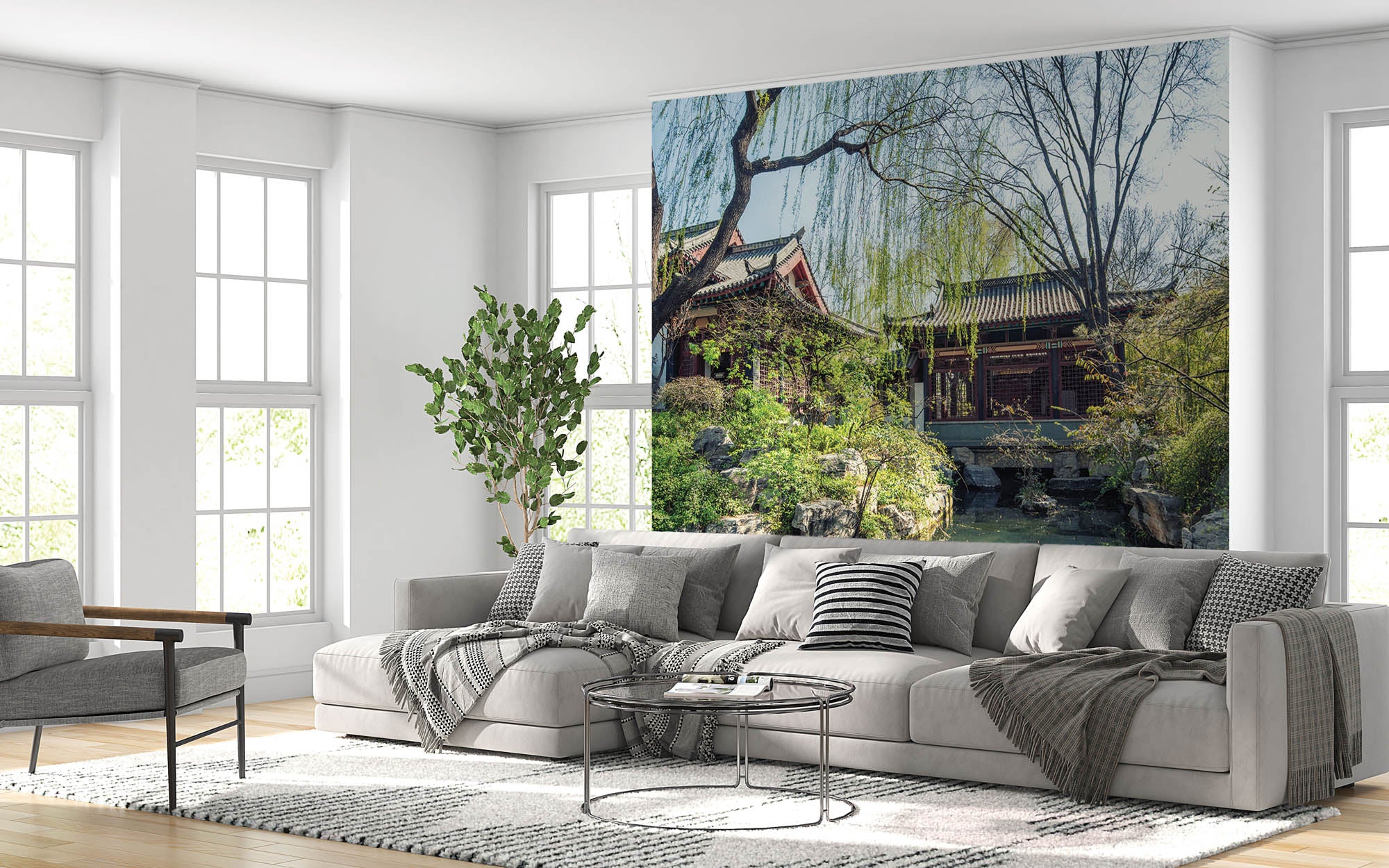 Chinese tuin- LW00067 Fotobehang