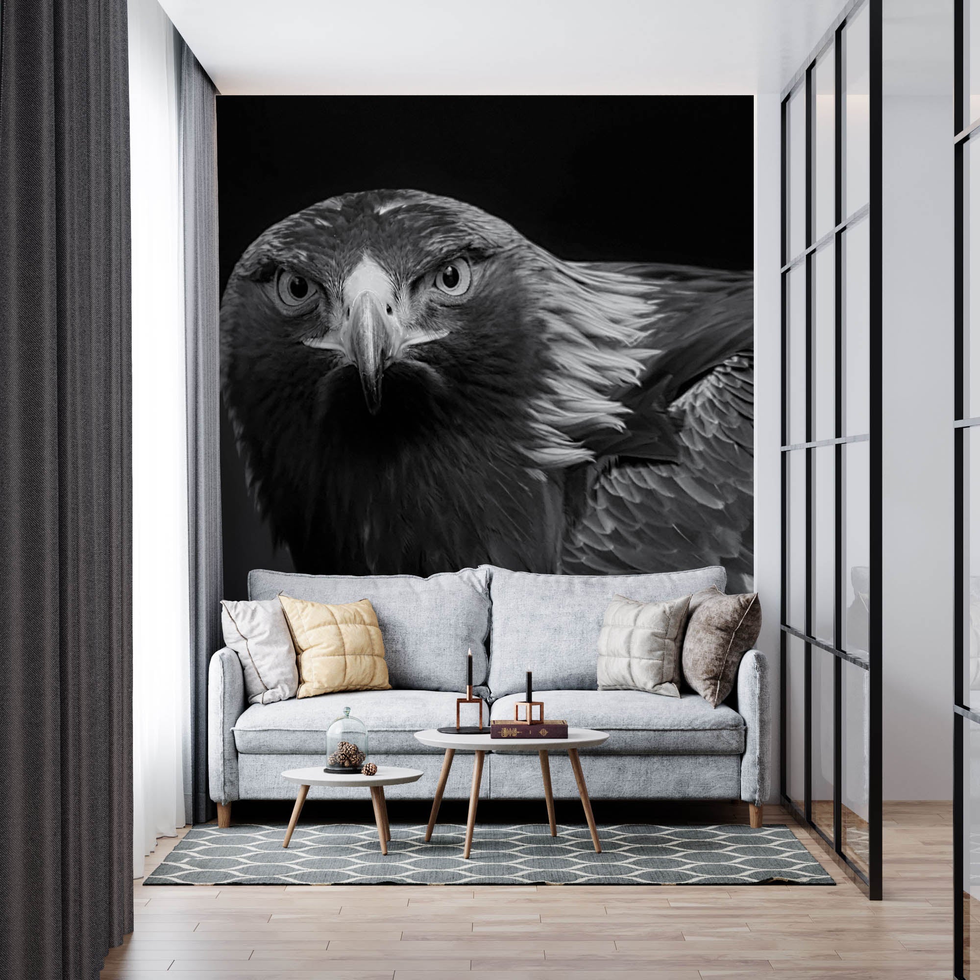 Close- up van arend van vooraf gezien  - LW00221 Fotobehang