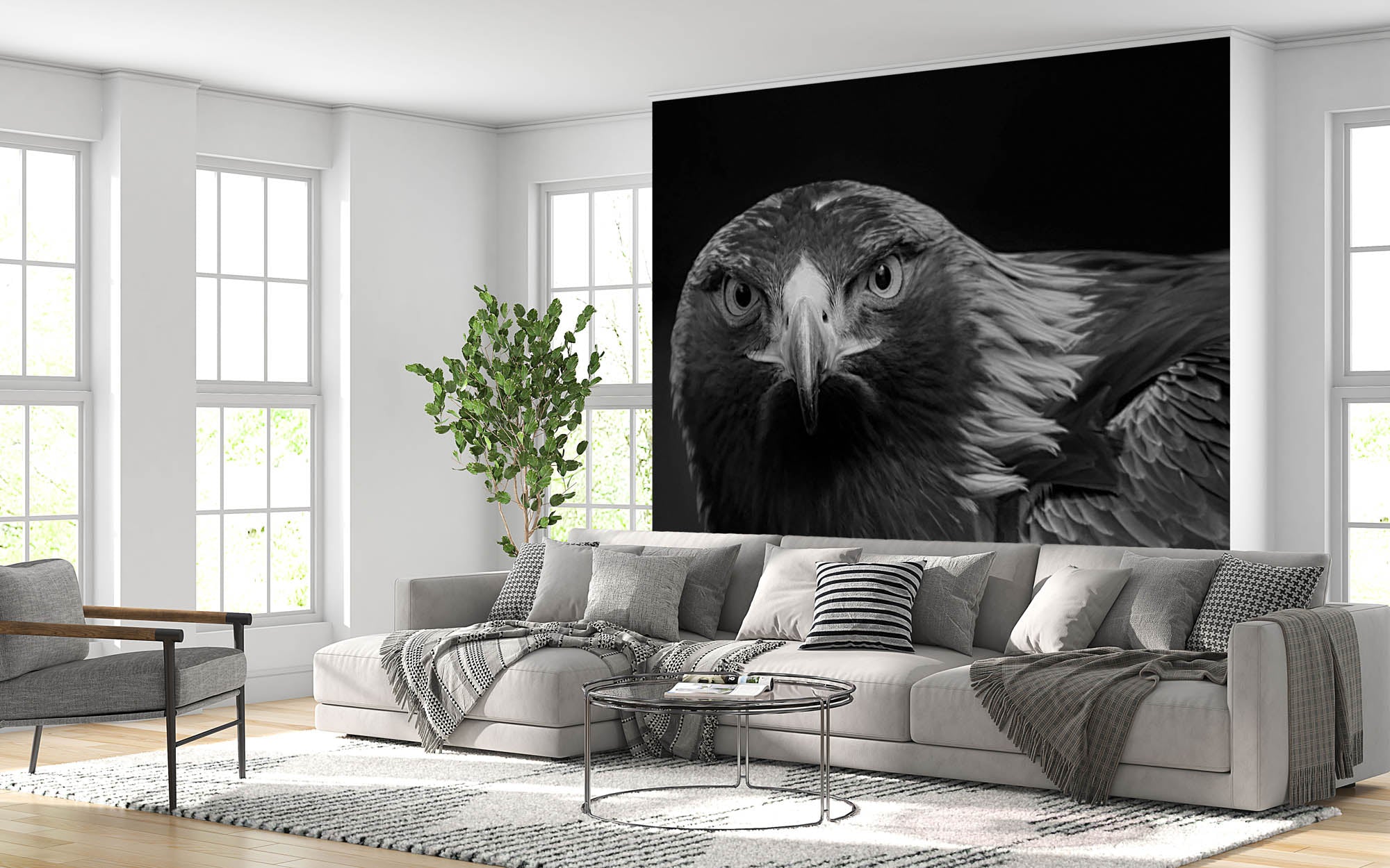 Close- up van arend van vooraf gezien  - LW00221 Fotobehang