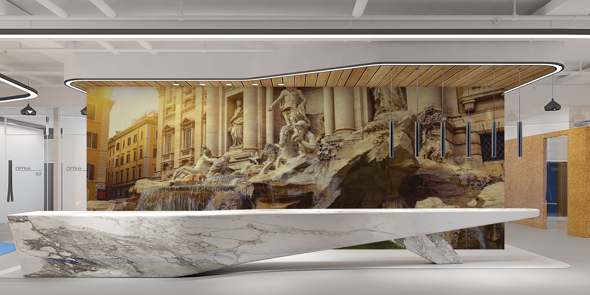 De Trevifontein - LW00021 Fotobehang