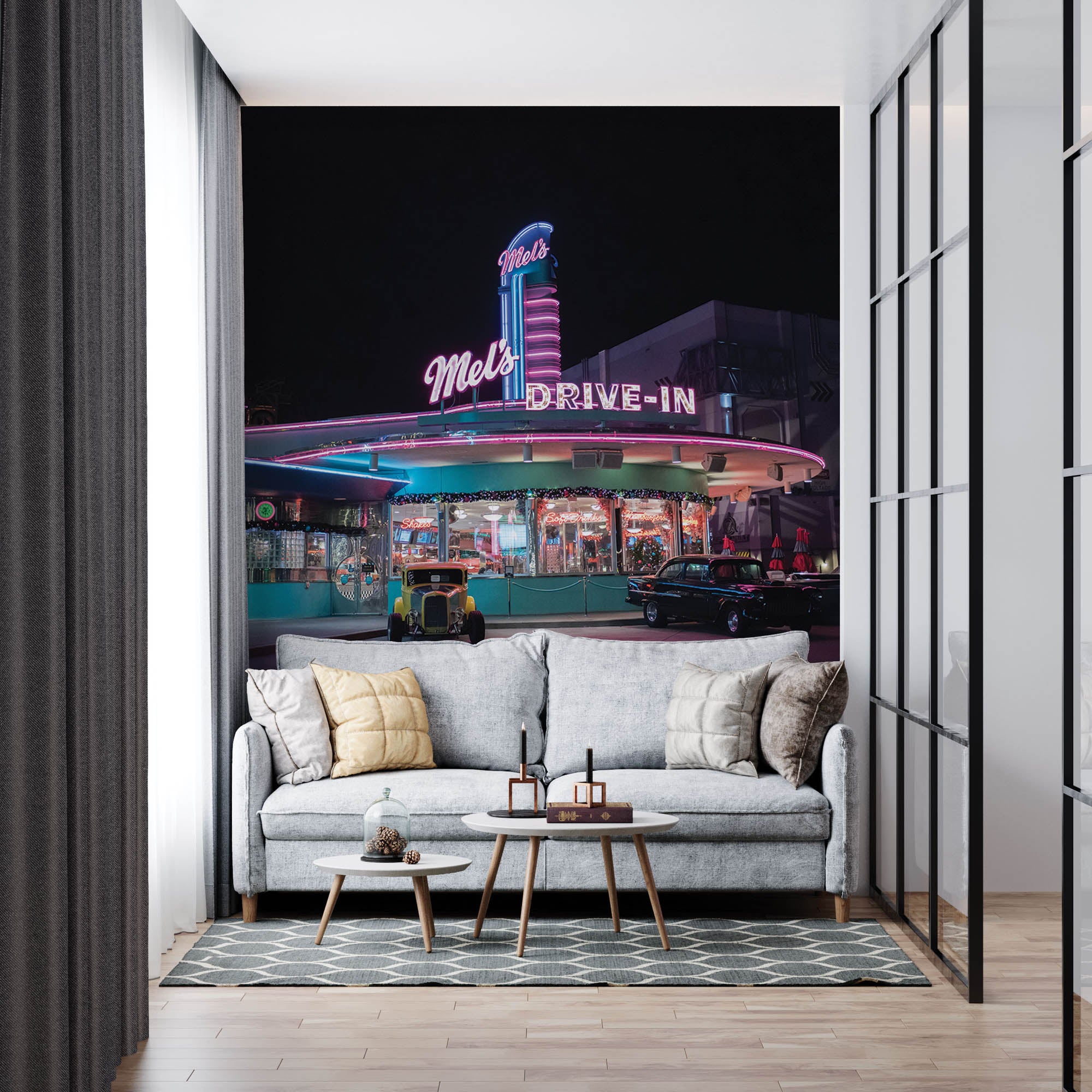 Drive-In - LW00438 Fotobehang