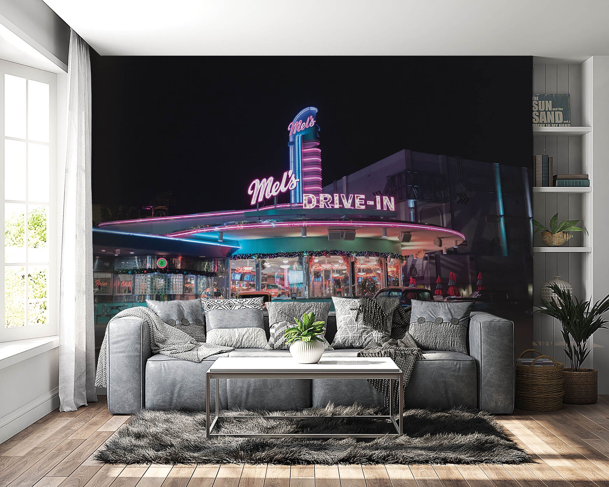 Drive-In - LW00438 Fotobehang