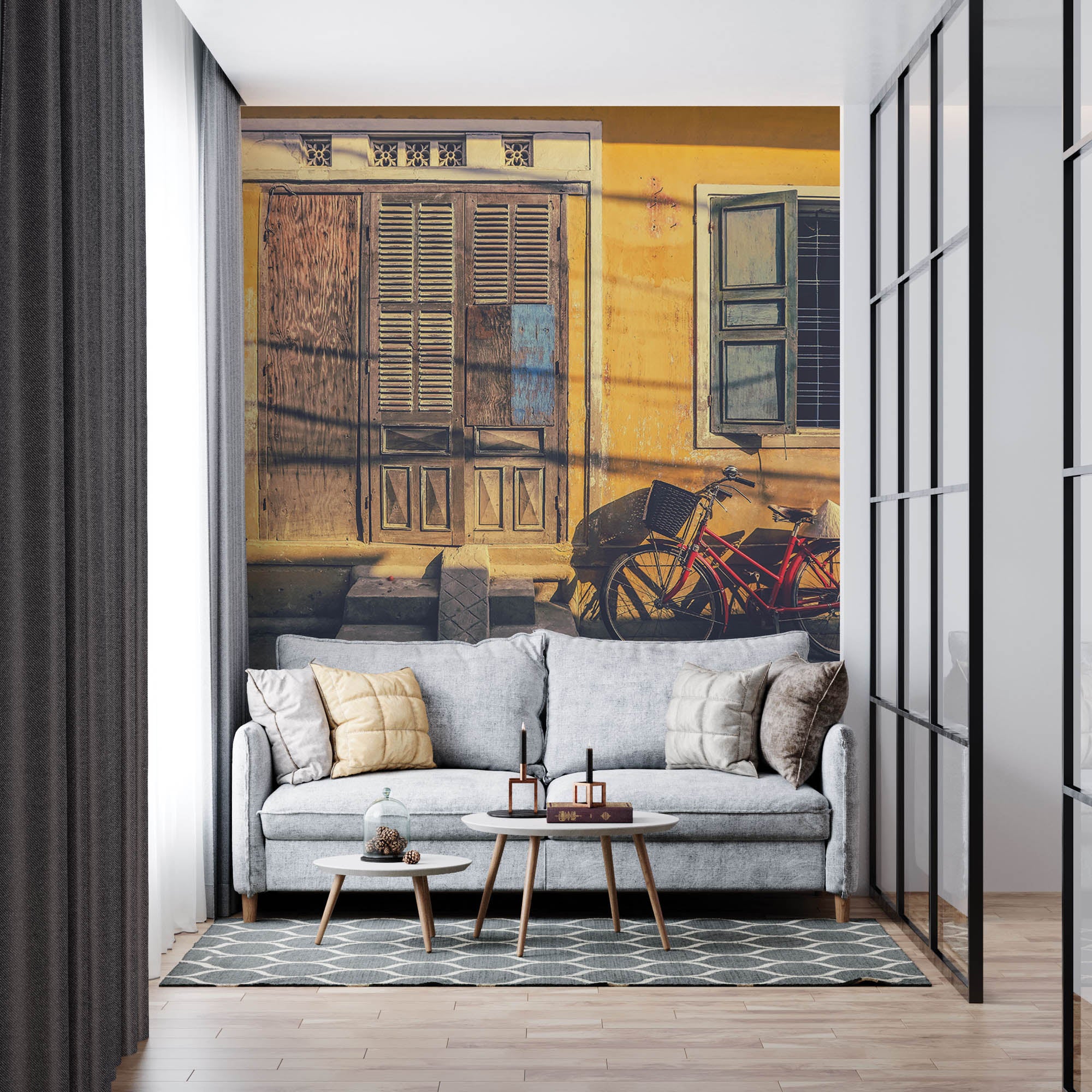 Fiets - LW00097 Fotobehang