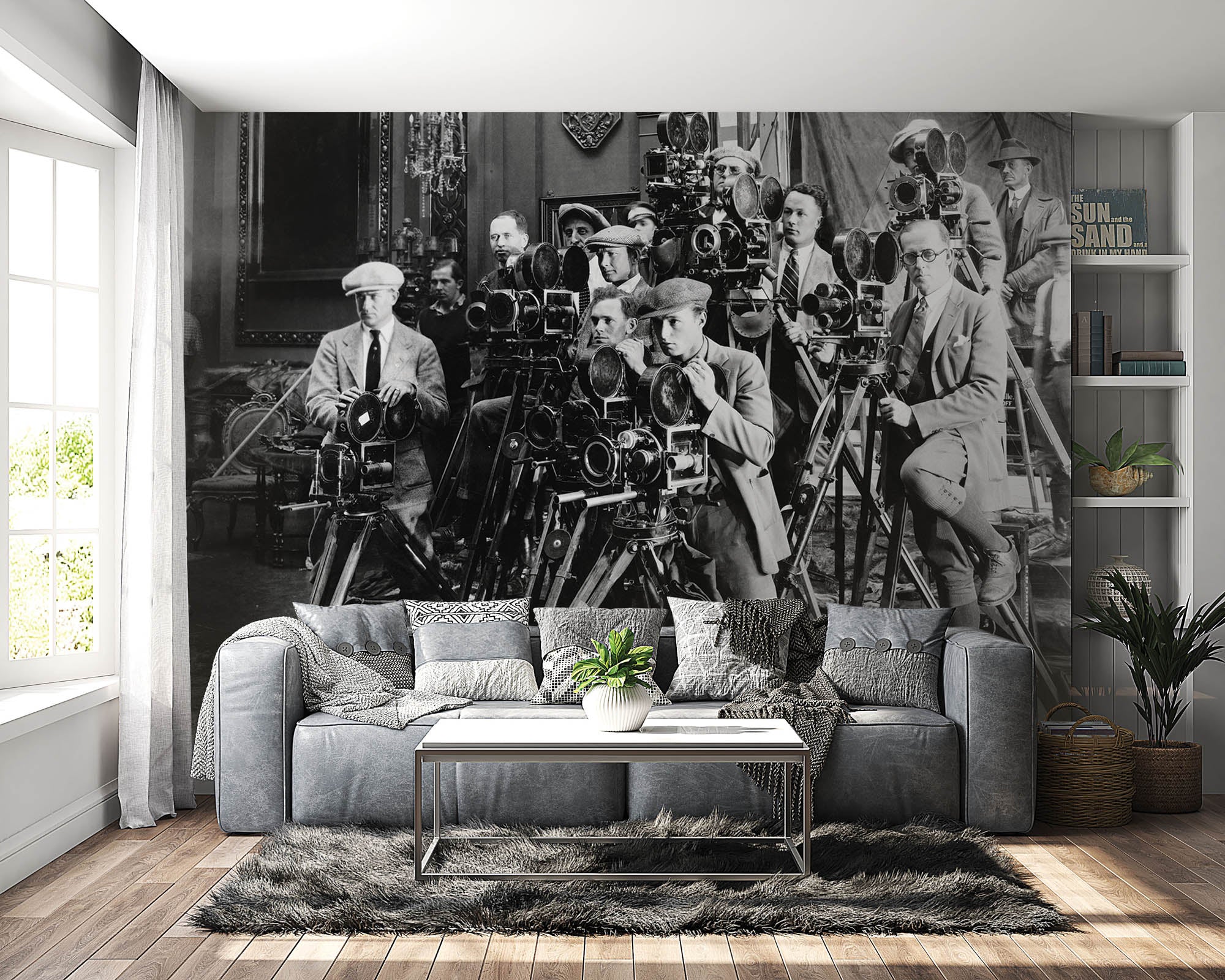 Fotograven met camera's - LW00404 Fotobehang