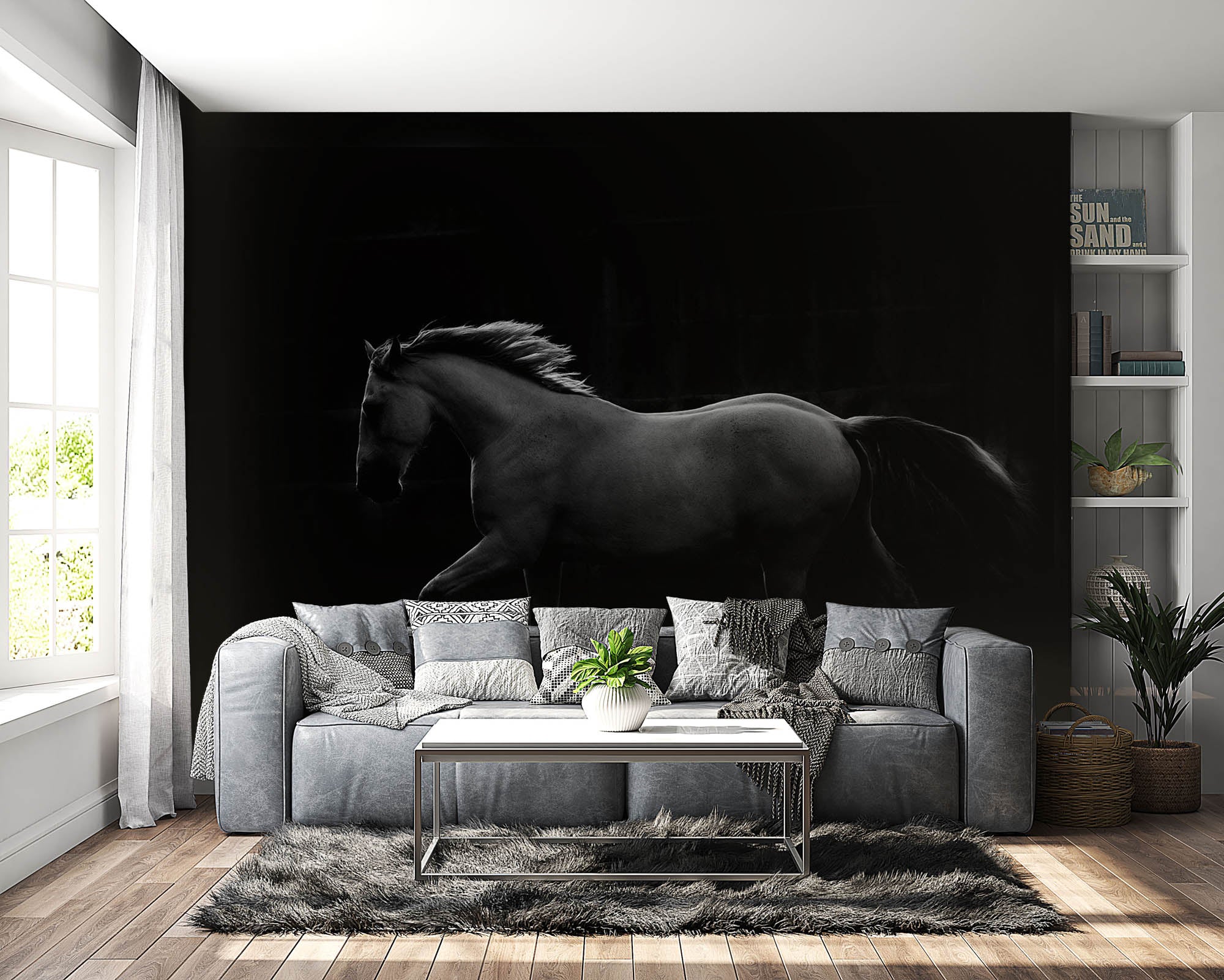 Galopperend paard - LW00219 Fotobehang