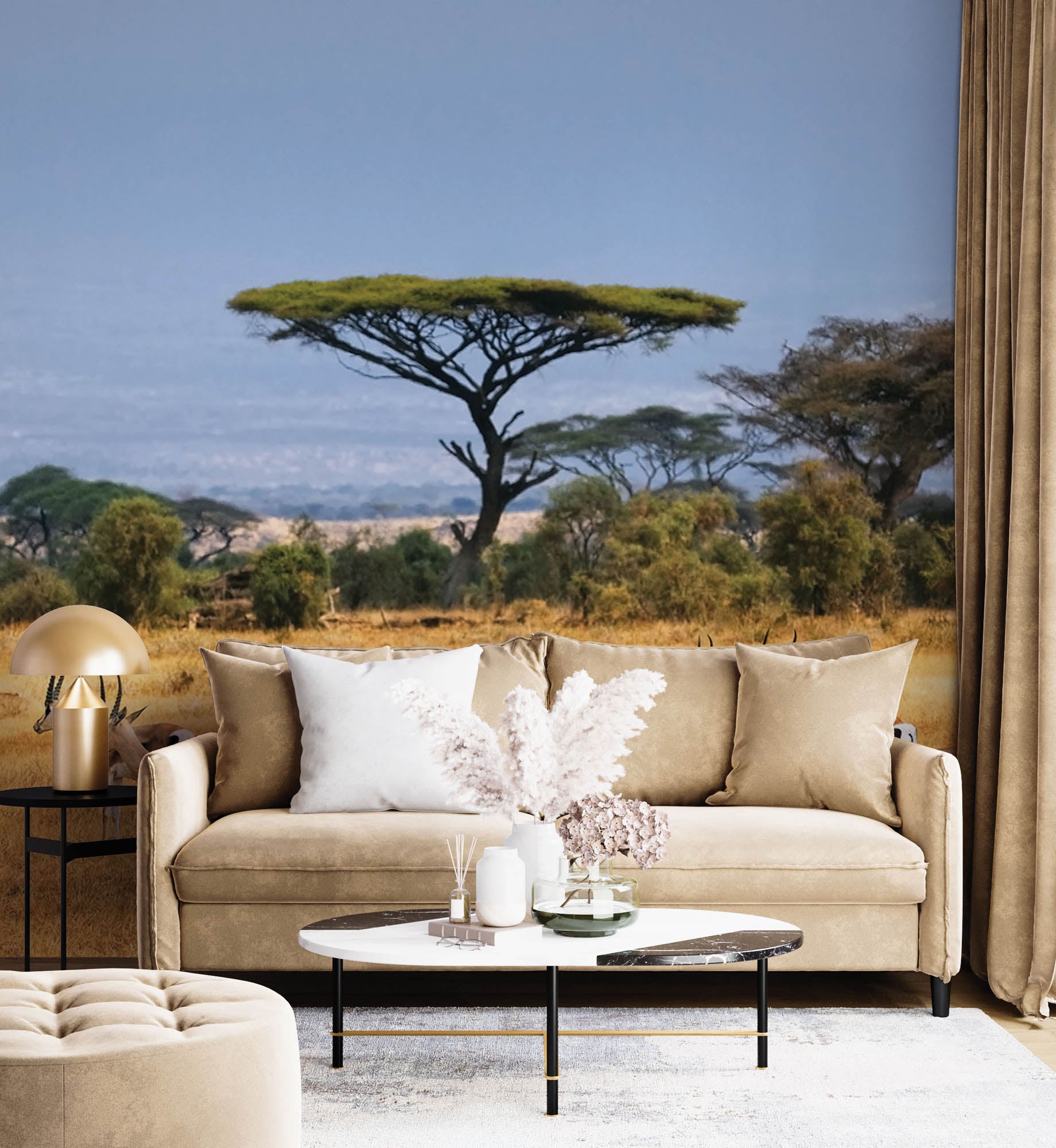 Gazelles - LW00151 Fotobehang