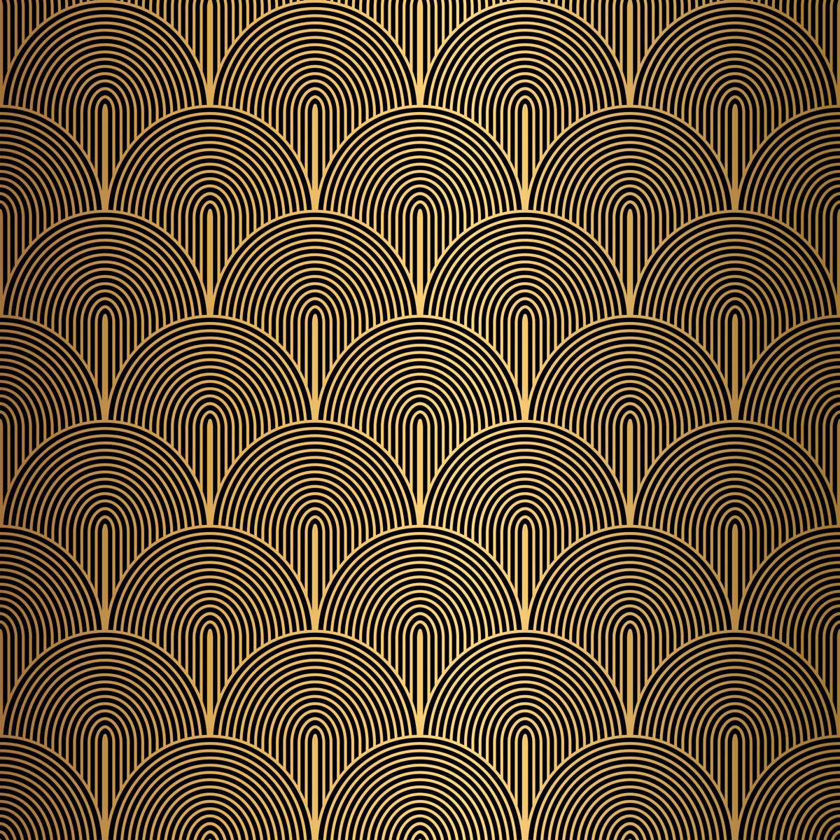 Gouden Art Deco - LW00641 Fotobehang