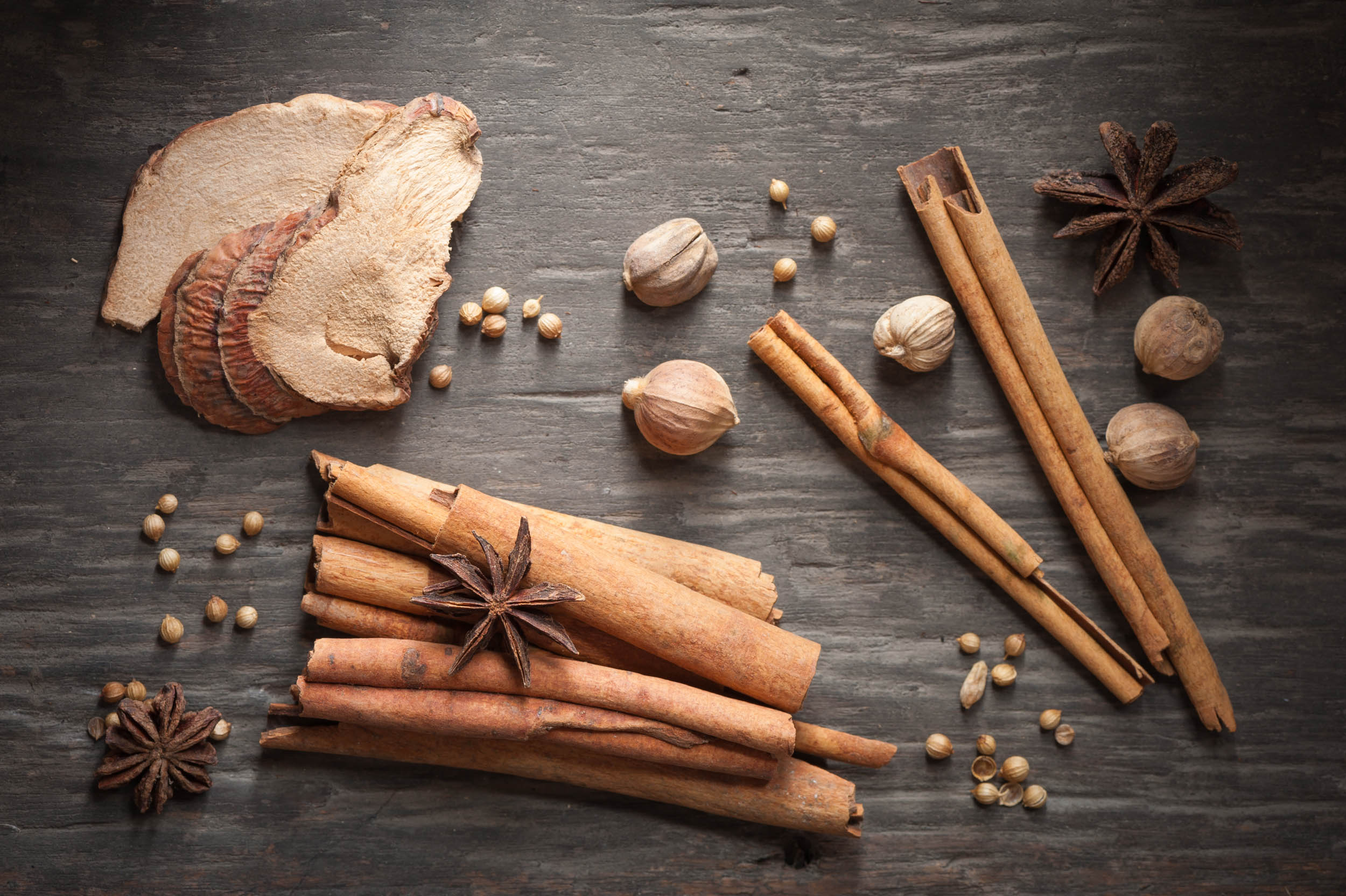 Gourmet Culinaire Specerijen - LW00776 Fotobehang