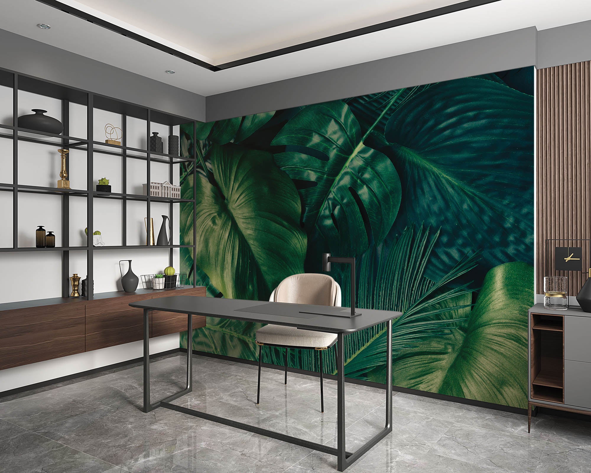 Groene bladeren - LW00273 Fotobehang