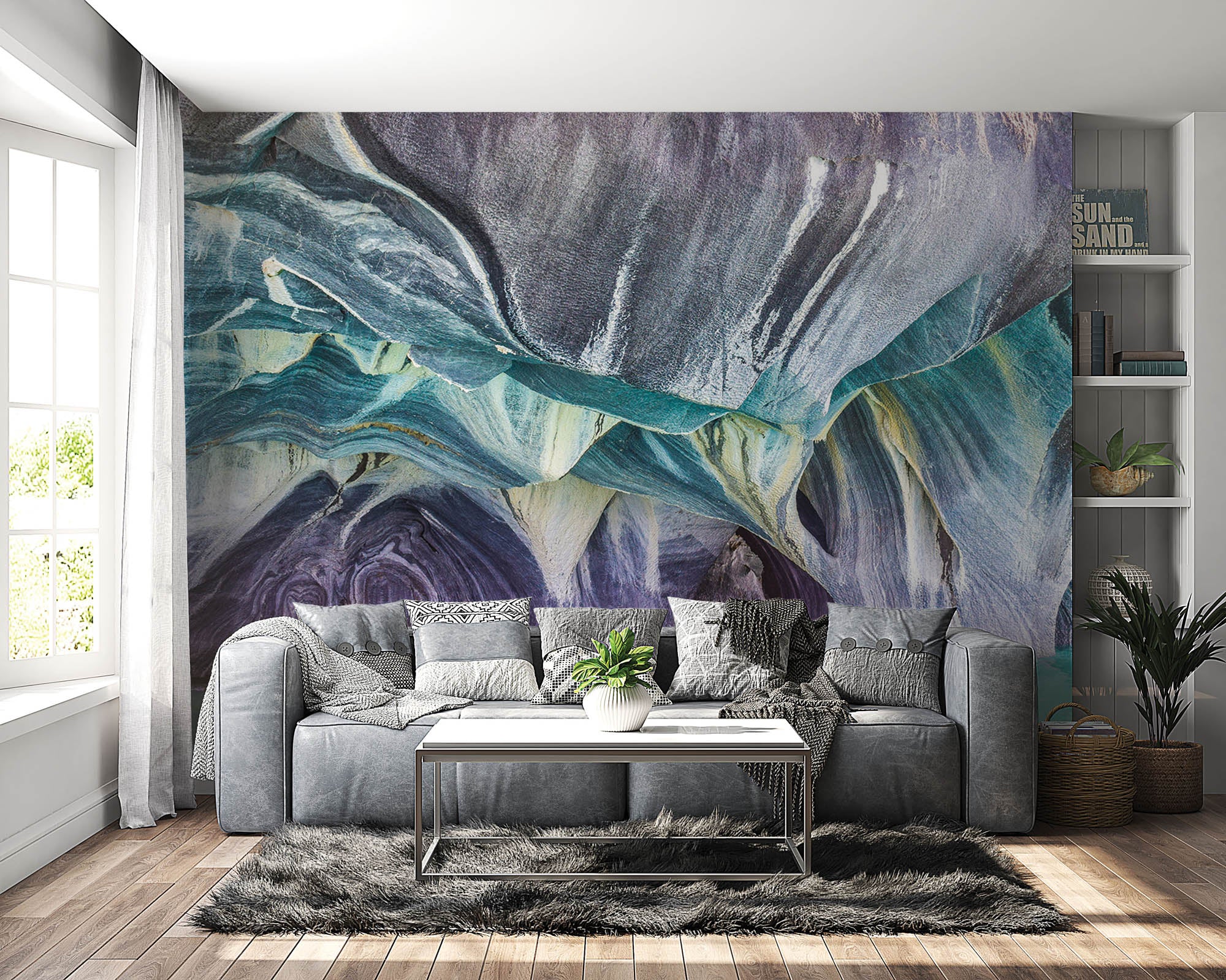 Grot van marmer - LW00294 Fotobehang