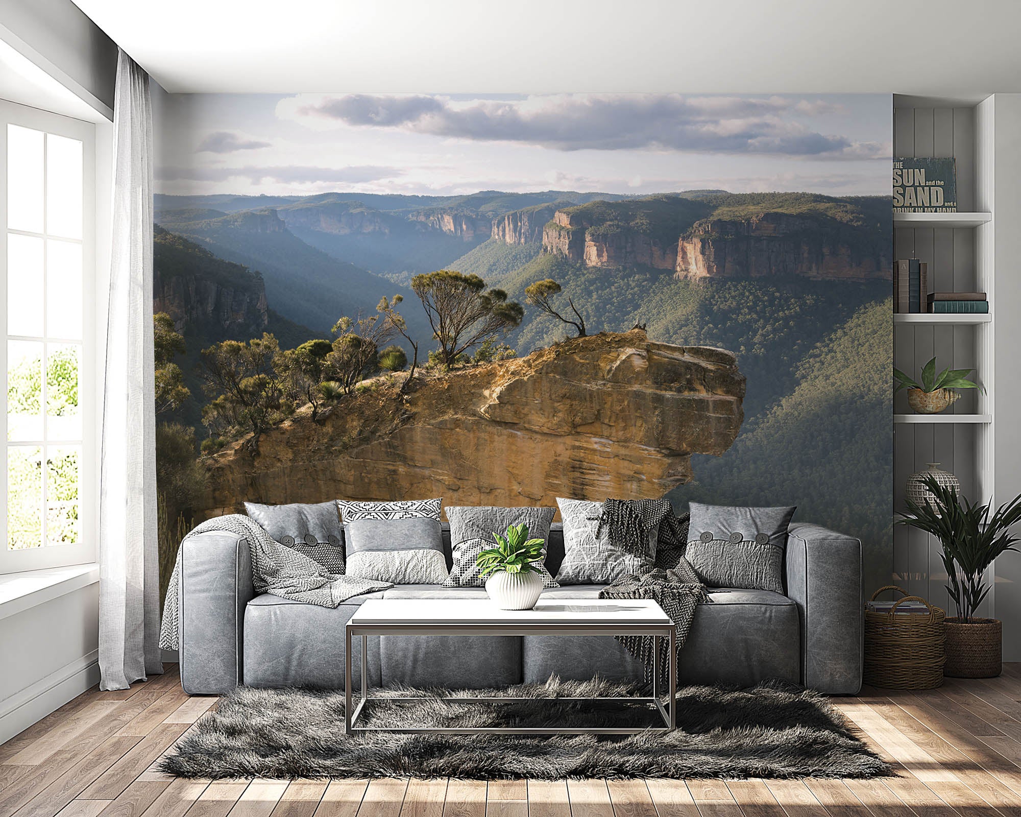 Hangend stuk Rots - LW00143 Fotobehang