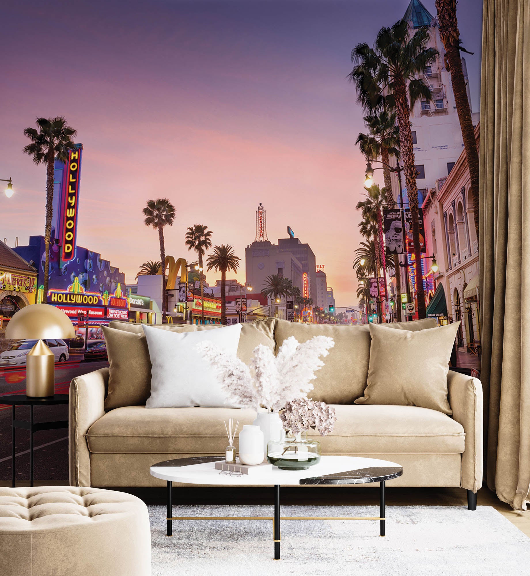 Hollywood Boulevard - LW00363 Fotobehang